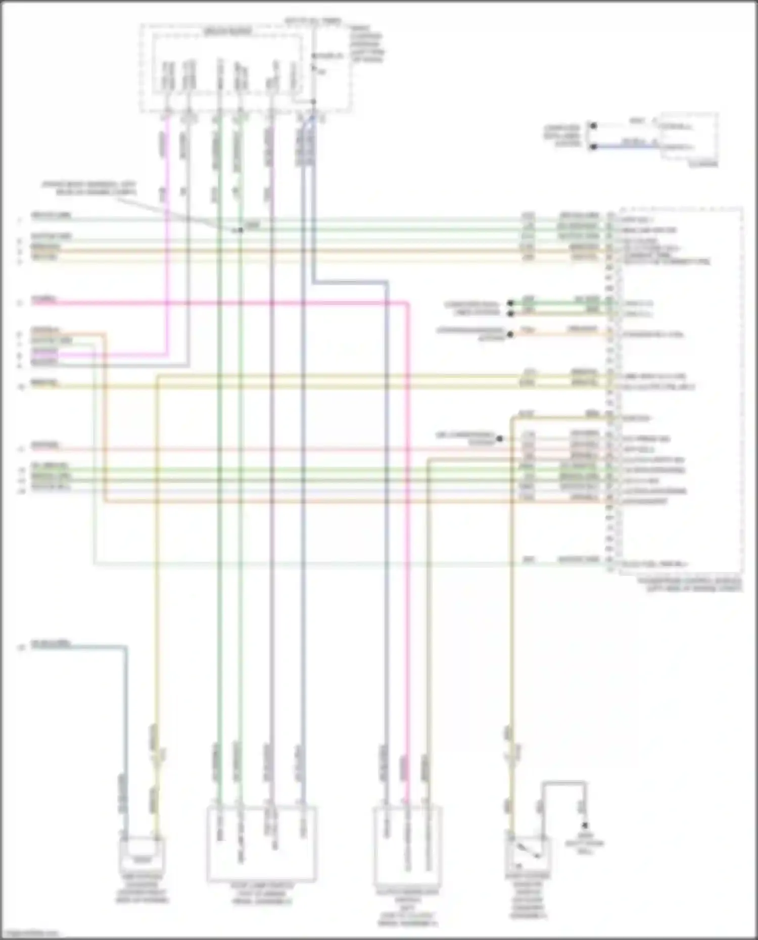 500 FIAT II facelift (2015-2024): Wiring diagram engine performance 1.4l turbo (5 of 5)