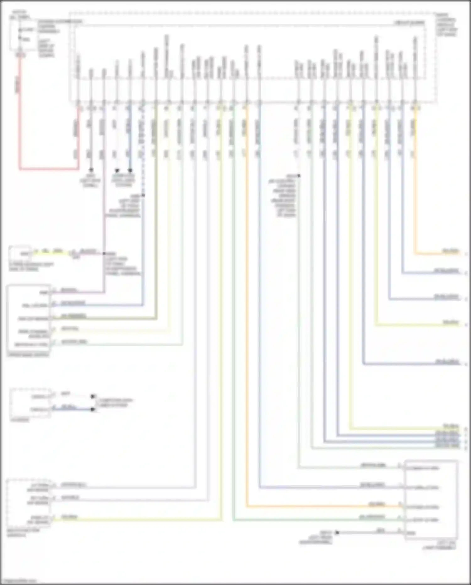 500 FIAT II facelift (2015-2024): Exterior lamps circuit, except electric (1 of 2)