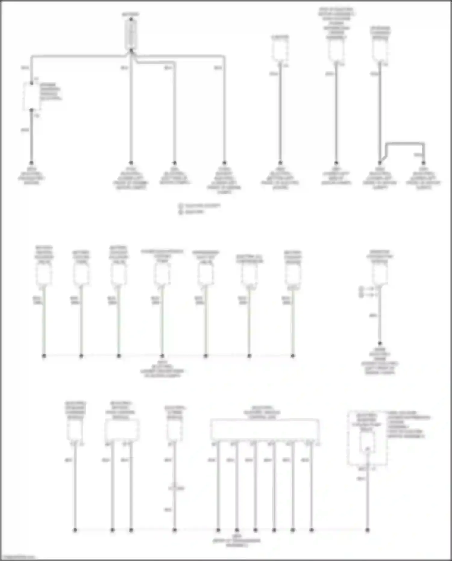 500 FIAT II facelift (2015-2024): Ground distribution circuit (3 of 4)