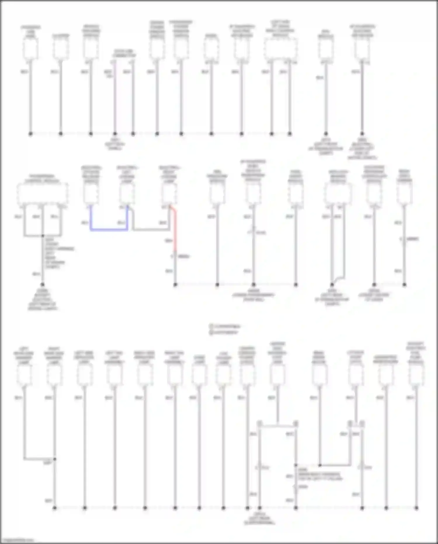 500 FIAT II facelift (2015-2024): Ground distribution circuit (4 of 4)