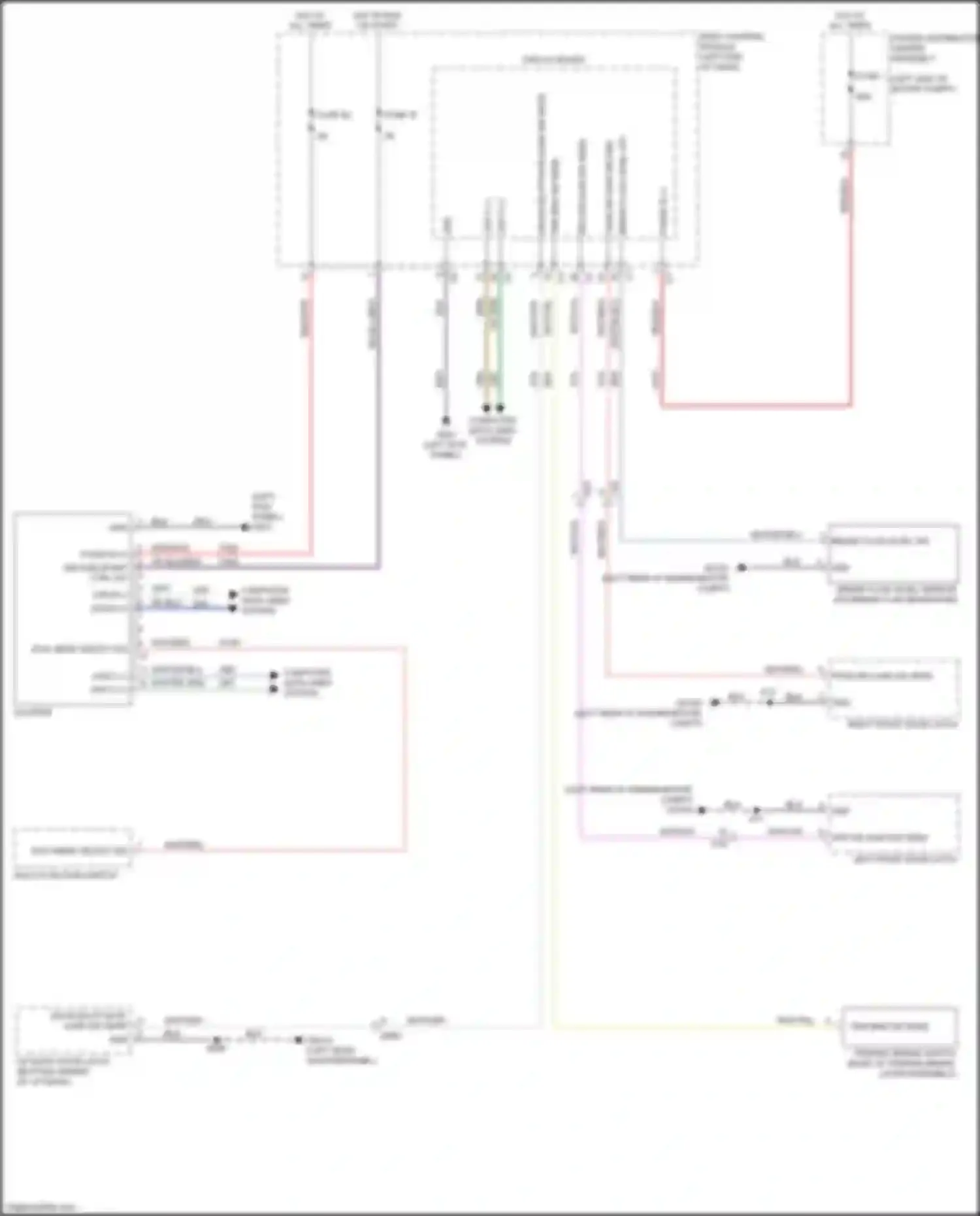 500 FIAT II facelift (2015-2024): Instrument cluster circuit, electric