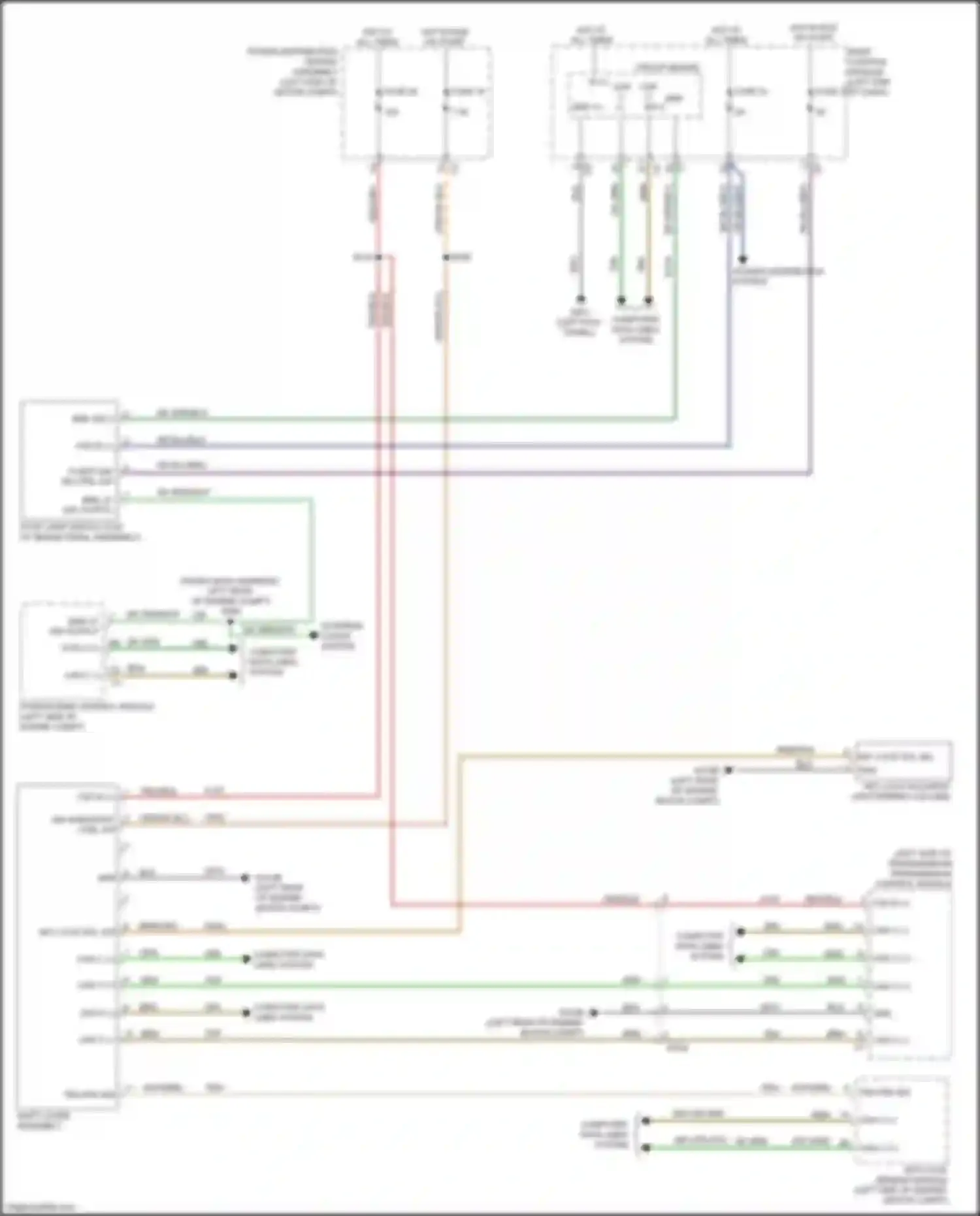 500 FIAT II facelift (2015-2024): Shift interlock circuit, except electric