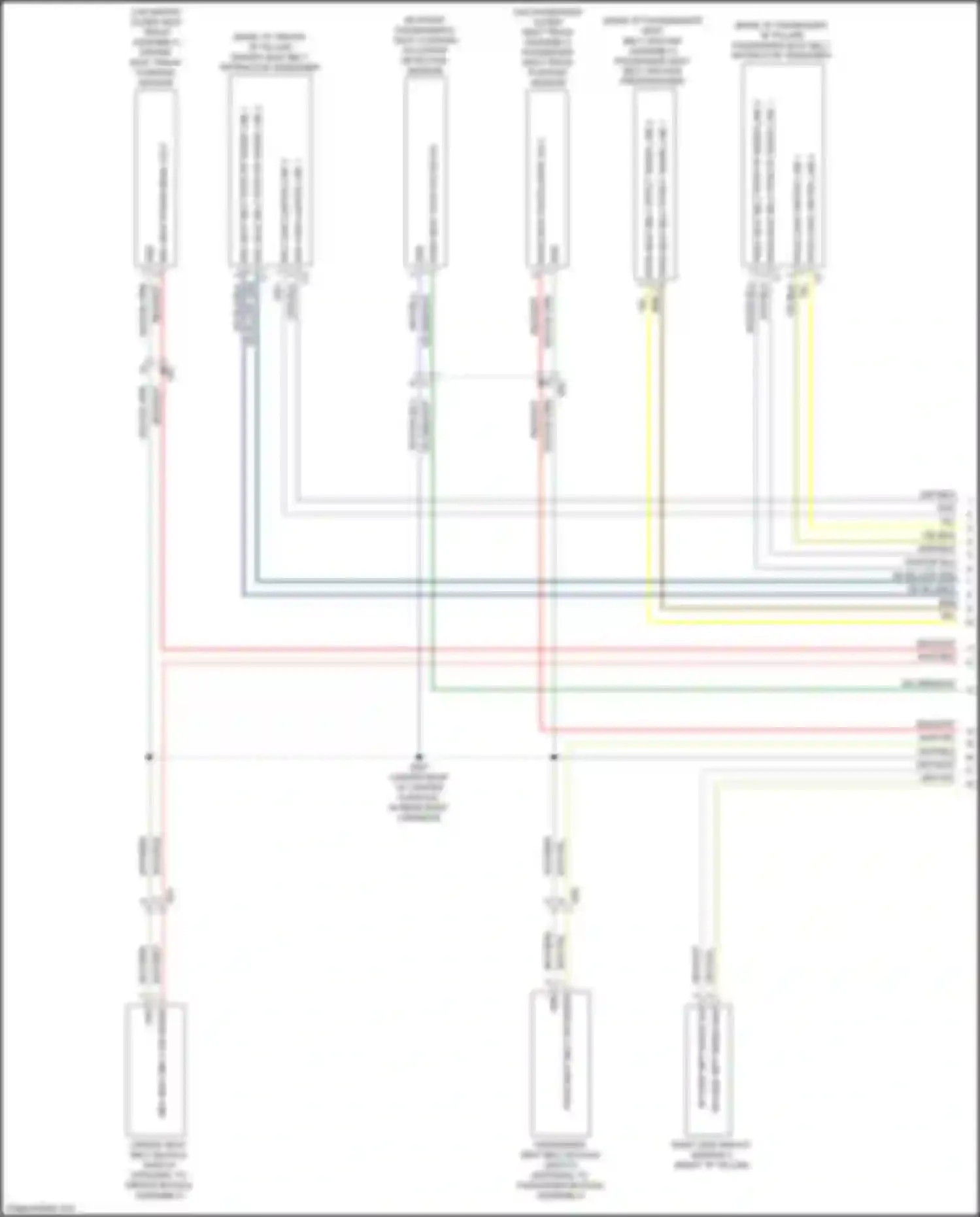 500 FIAT II facelift (2015-2024): Supplemental restraints circuit (2 of 3)