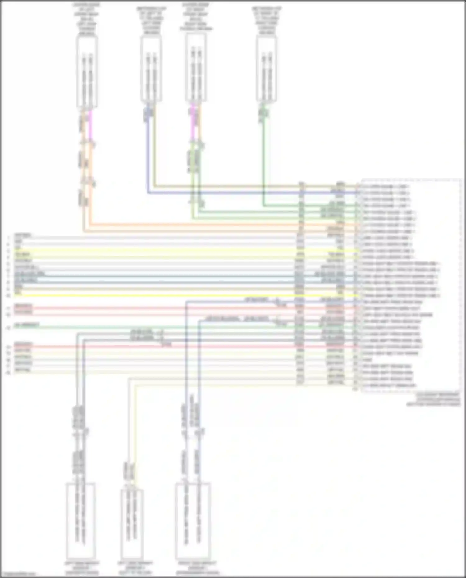 500 FIAT II facelift (2015-2024): Supplemental restraints circuit (3 of 3)