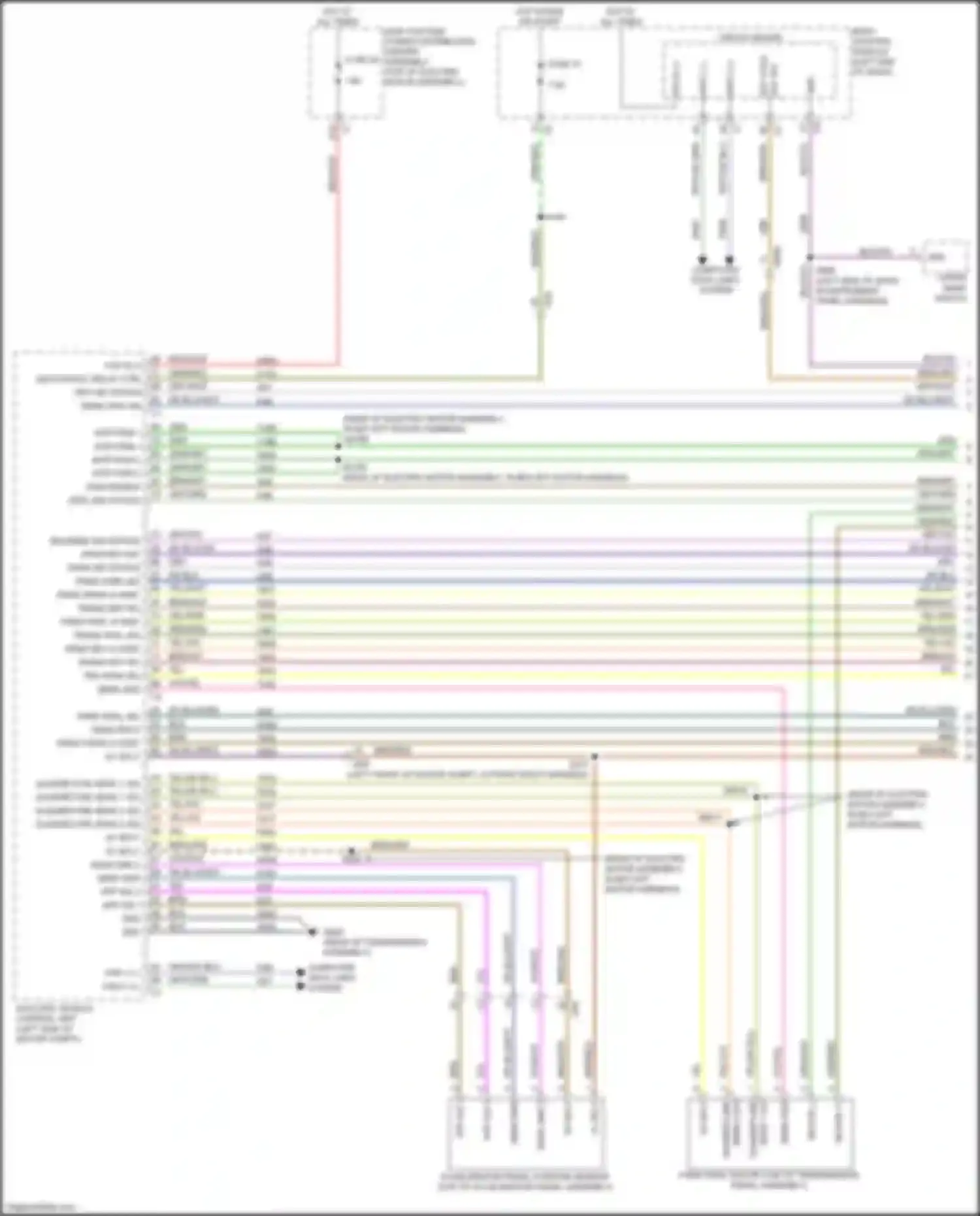 500 FIAT II facelift (2015-2024): Transmission circuit, electric (1 of 2)