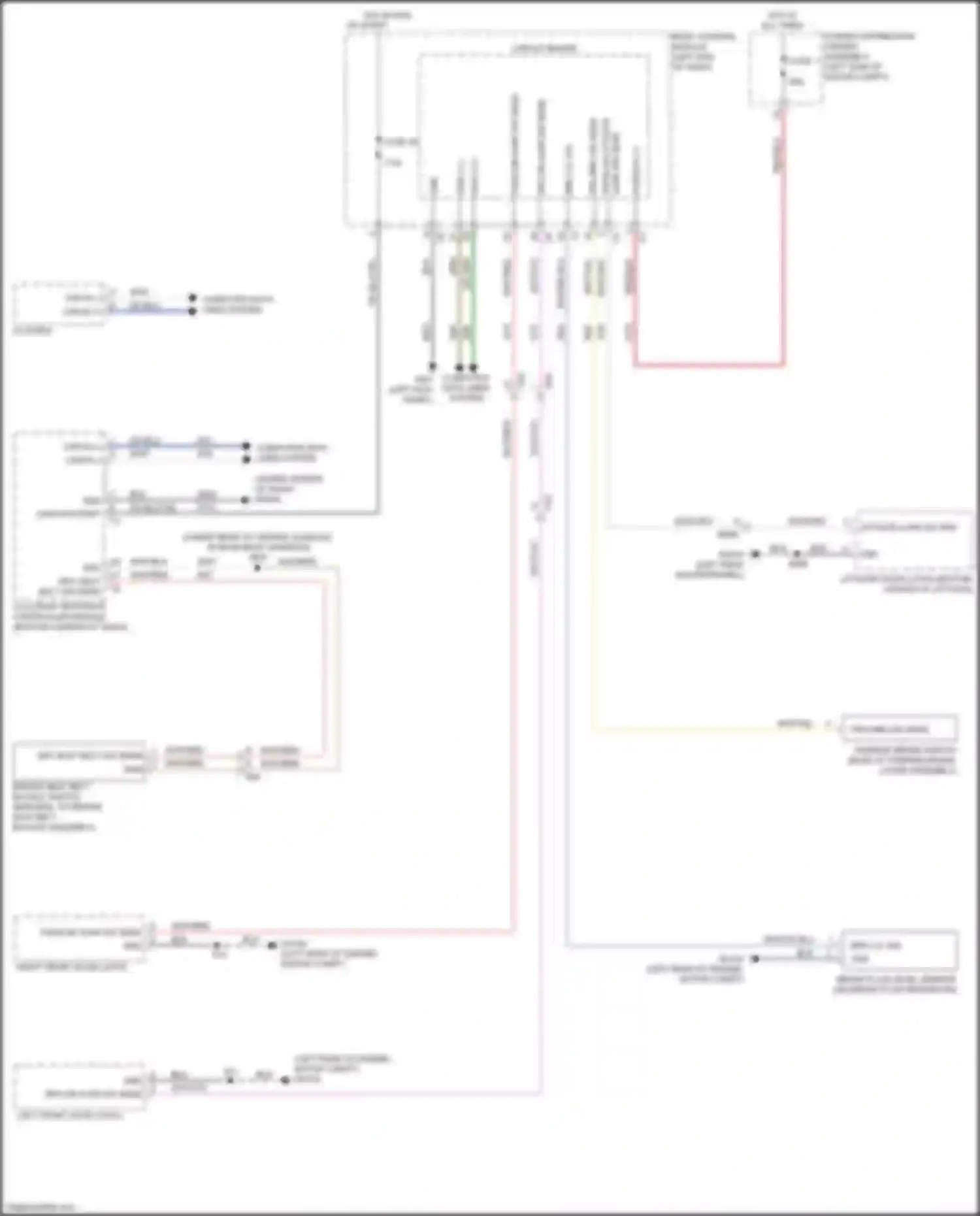 500 FIAT II facelift (2015-2024): Seat belt warning circuit, electric