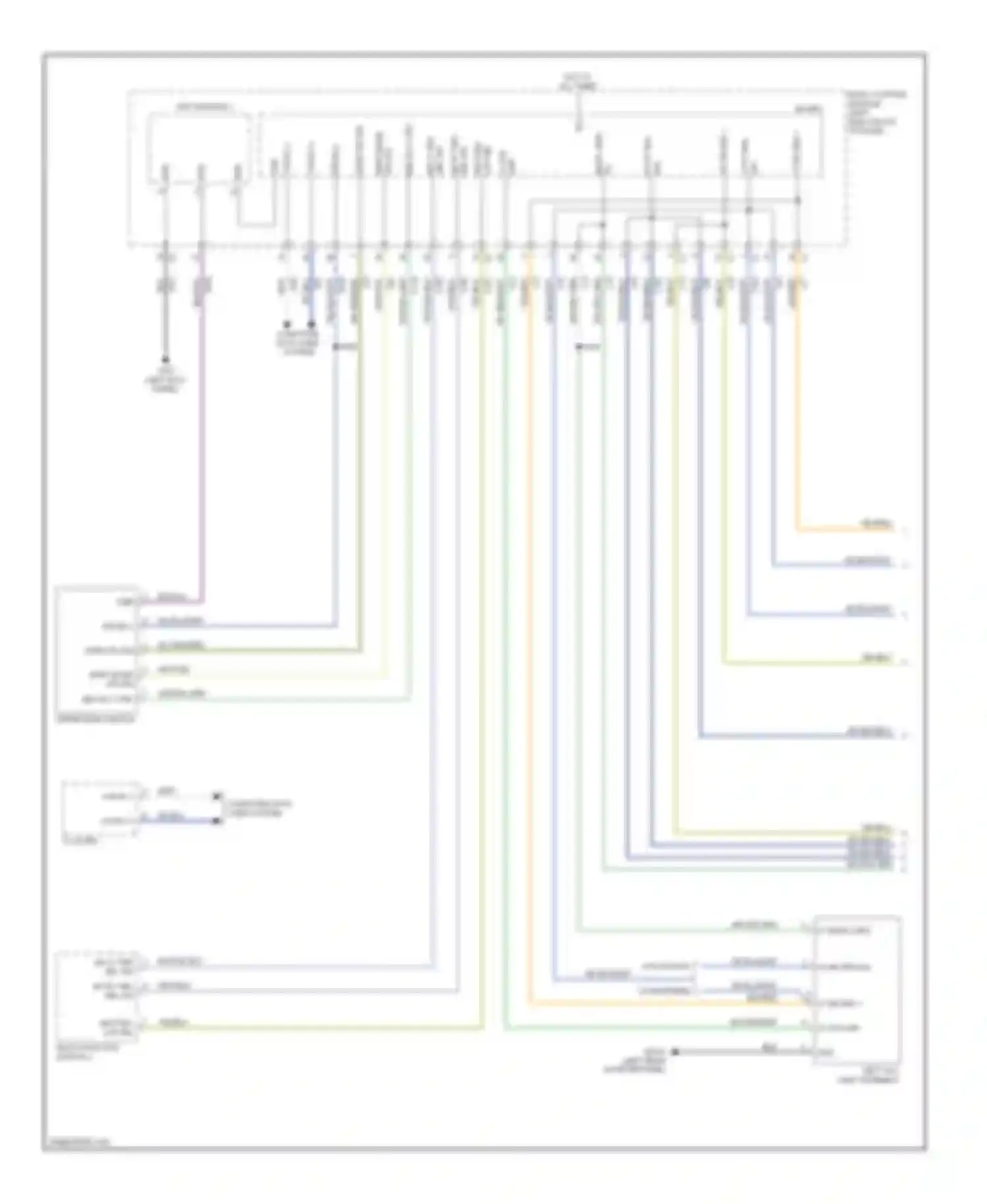500 FIAT II (2007-2015): Exterior lamps circuit (1 of 2)