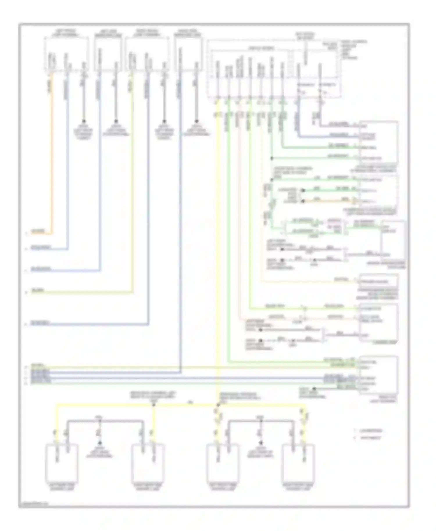 500 FIAT II (2007-2015): Exterior lamps circuit (2 of 2)