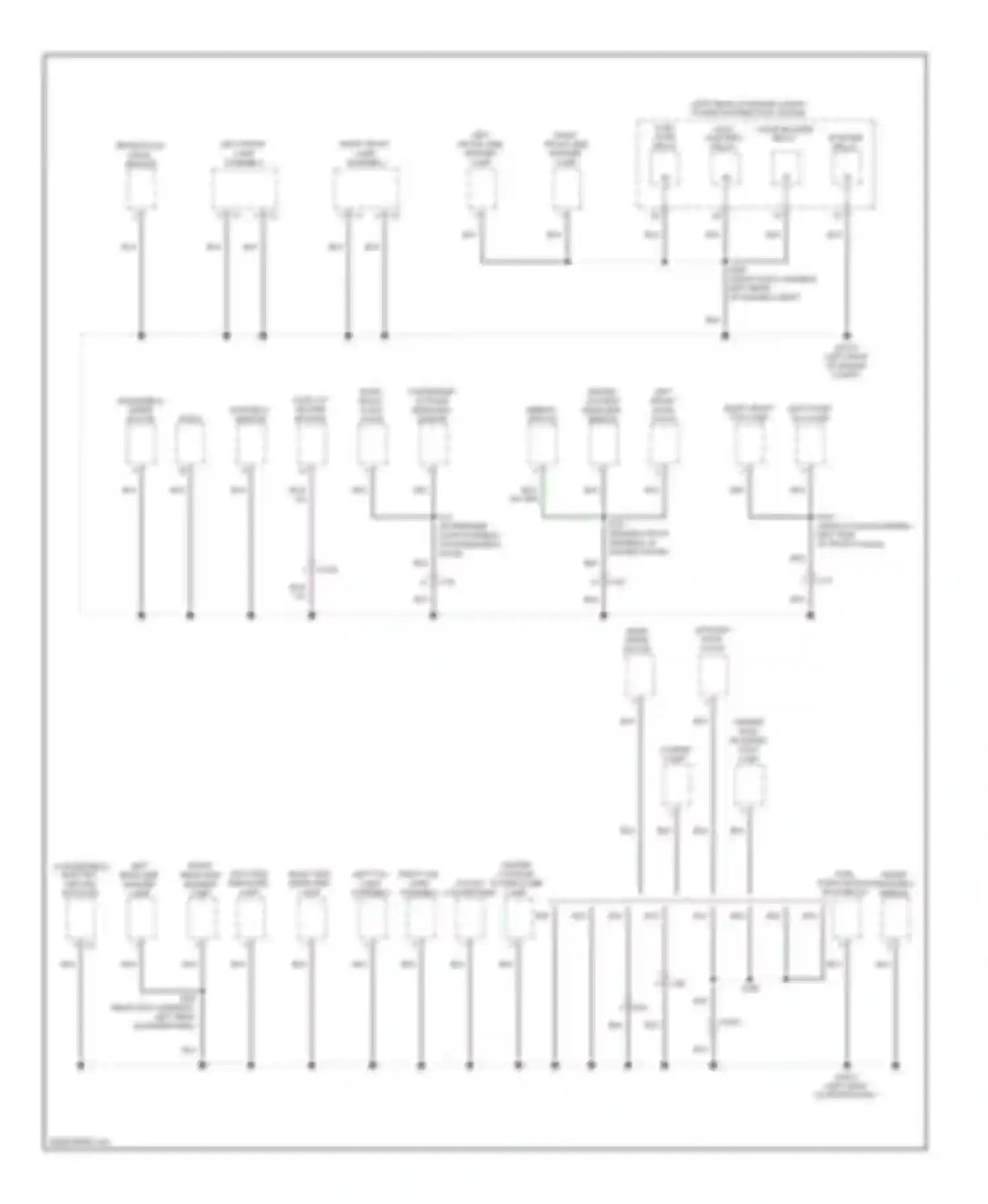 500 FIAT II (2007-2015): Ground distribution circuit (1 of 3)