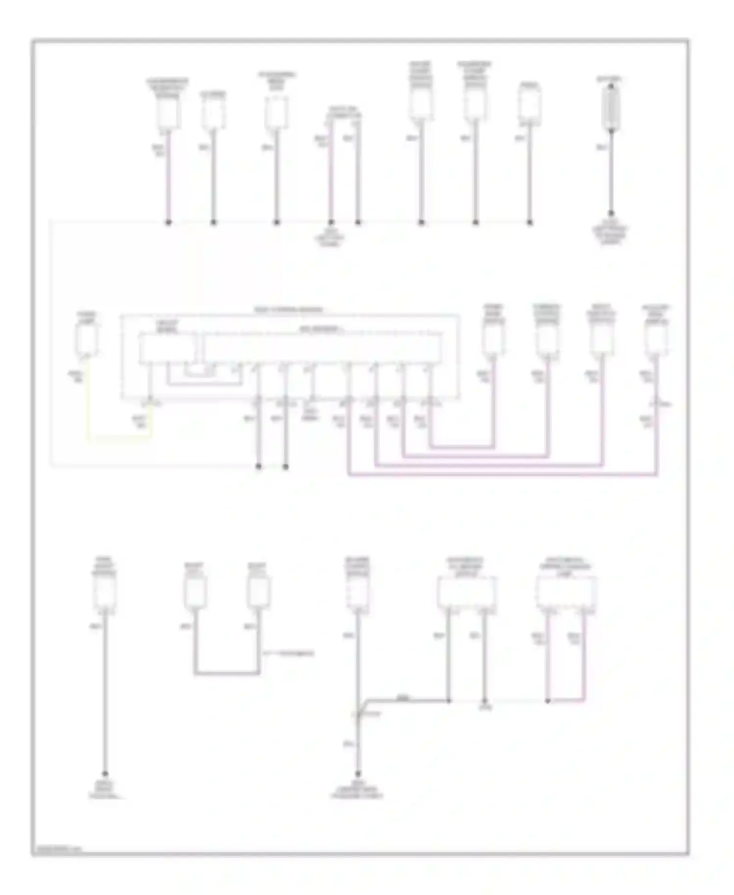 500 FIAT II (2007-2015): Ground distribution circuit (2 of 3)