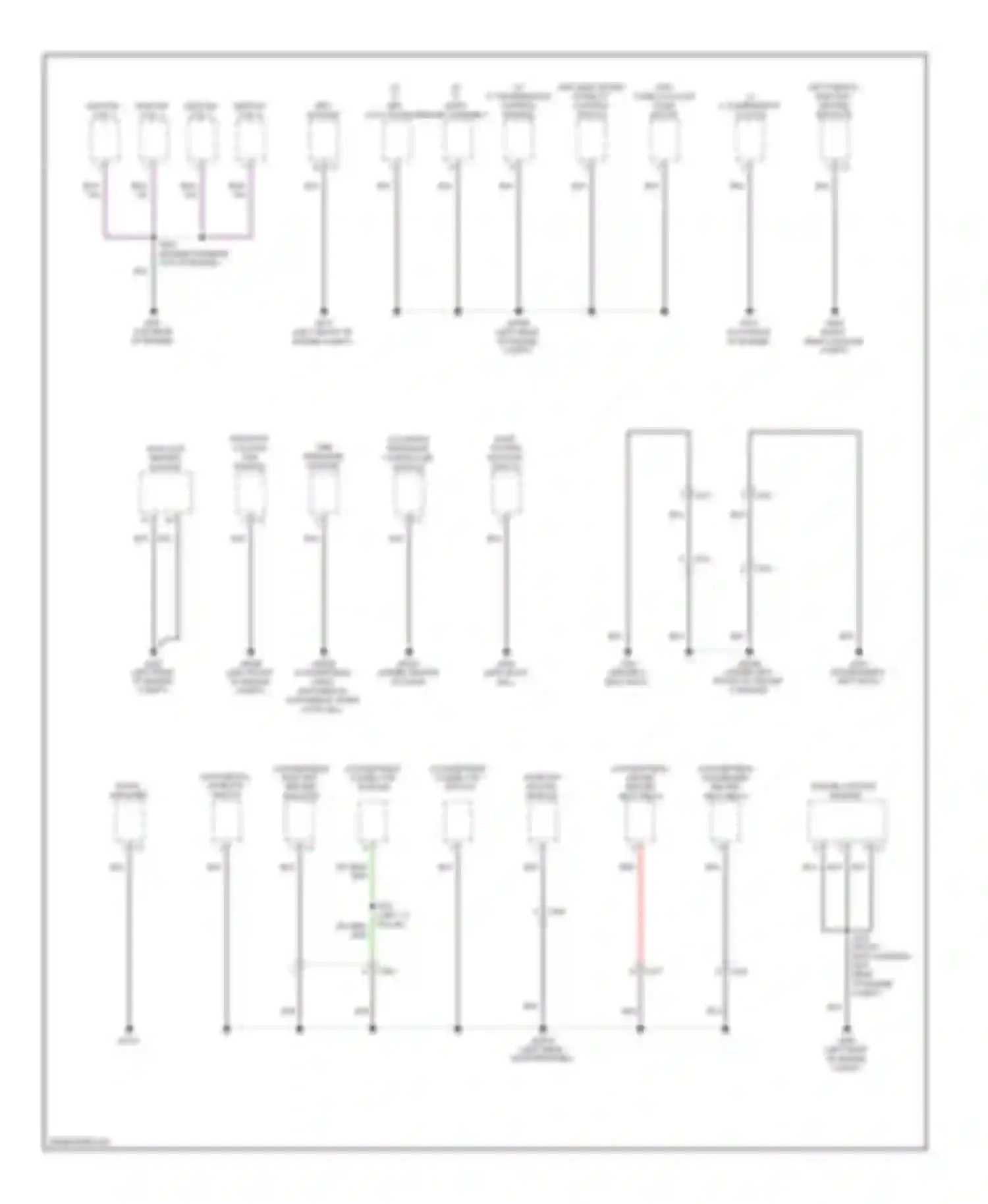 500 FIAT II (2007-2015): Ground distribution circuit (3 of 3)
