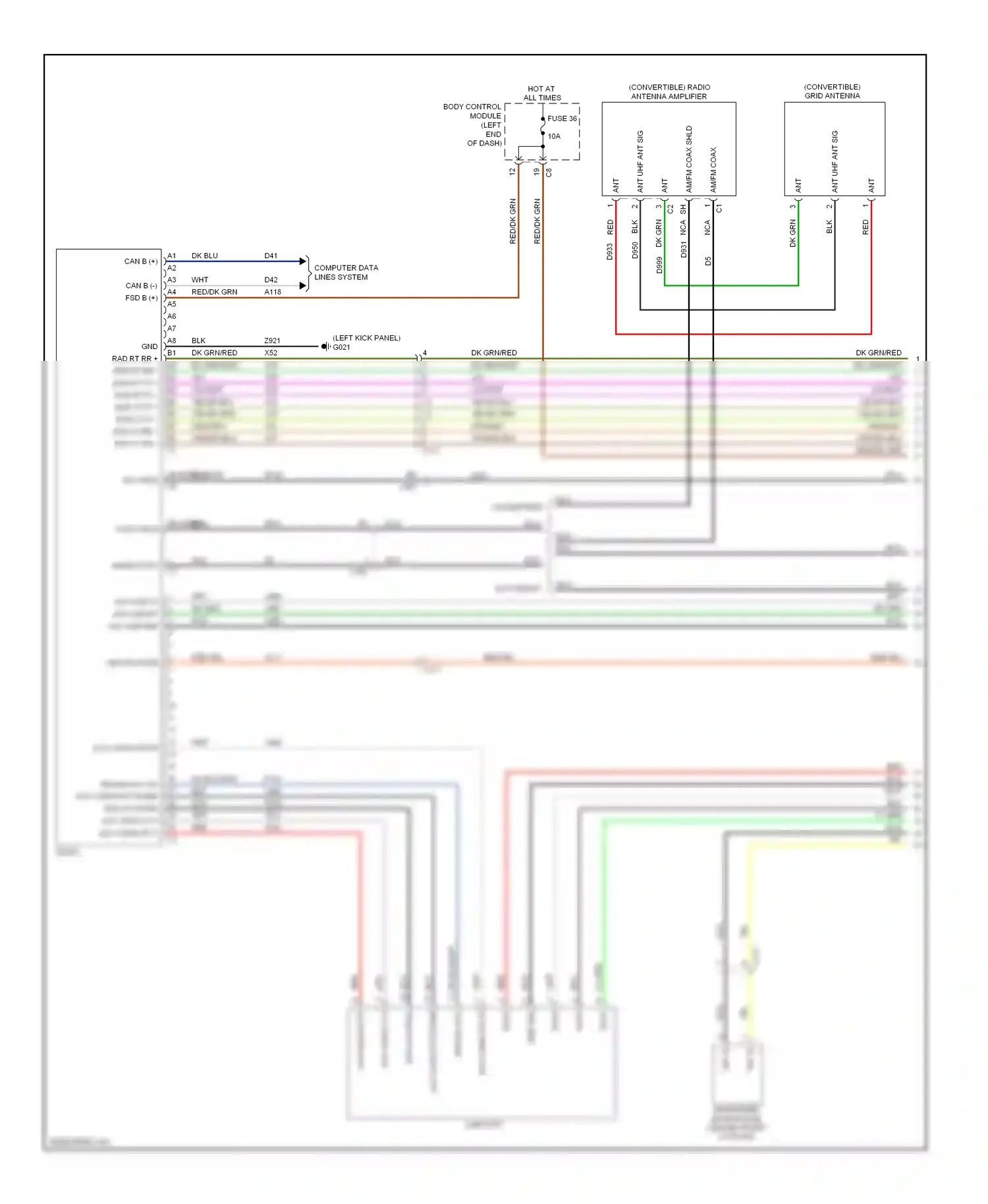 FIAT 500 II (2007-2015) computer data lines system wiring diagram  (27 of 35)