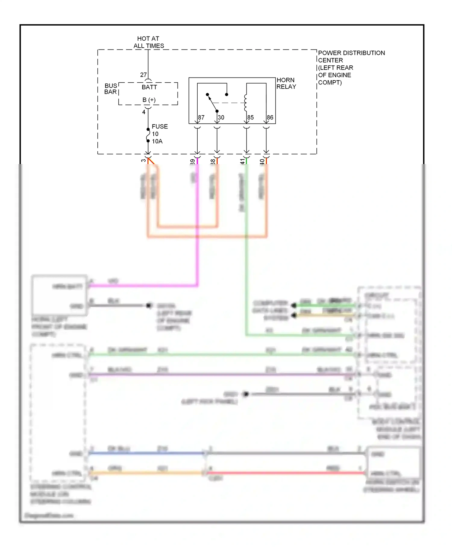 FIAT 500 II (2007-2015) computer data lines system wiring diagram  (15 of 35)