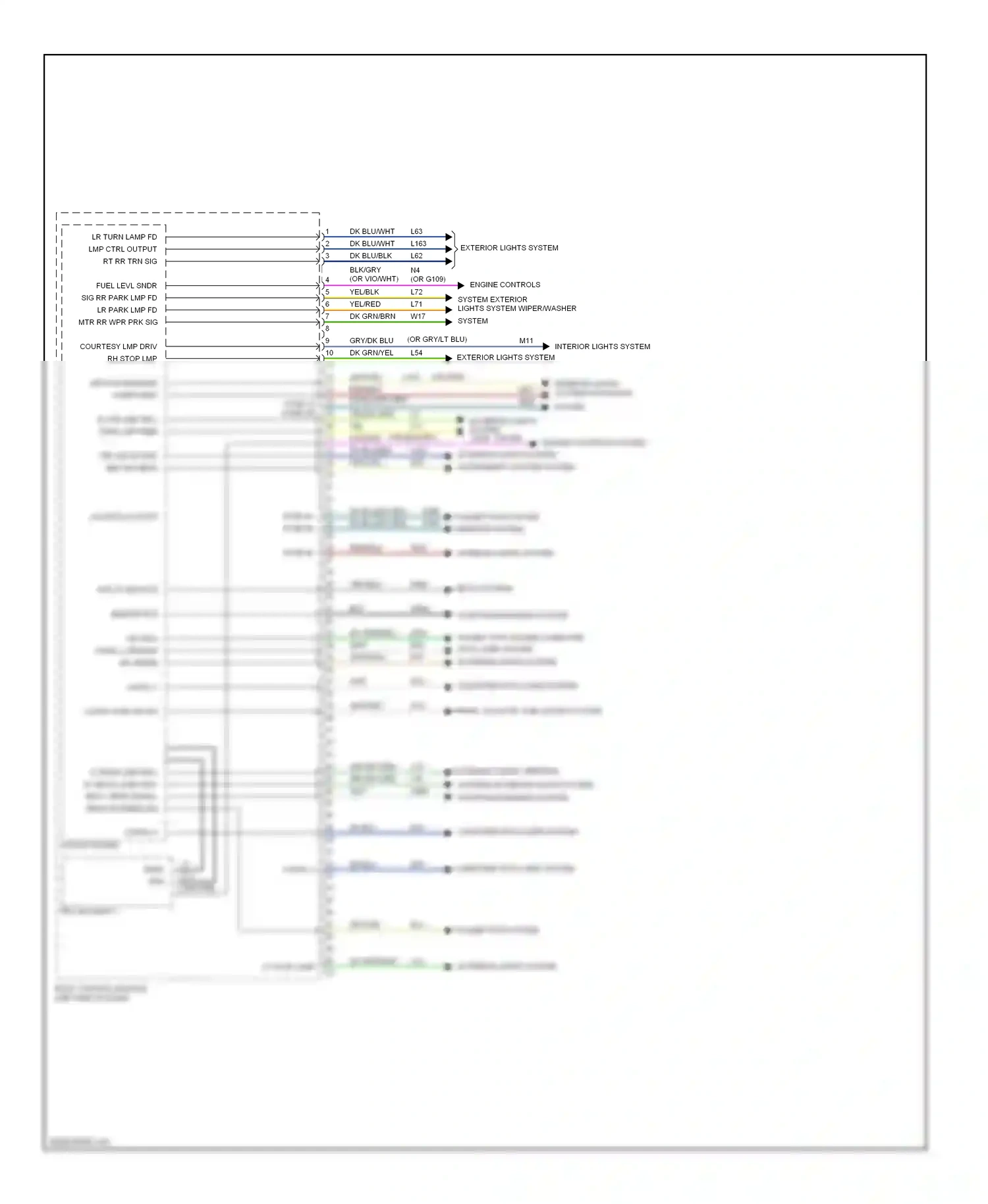 FIAT 500 II (2007-2015) engine controls system wiring diagram  (1 of 4)