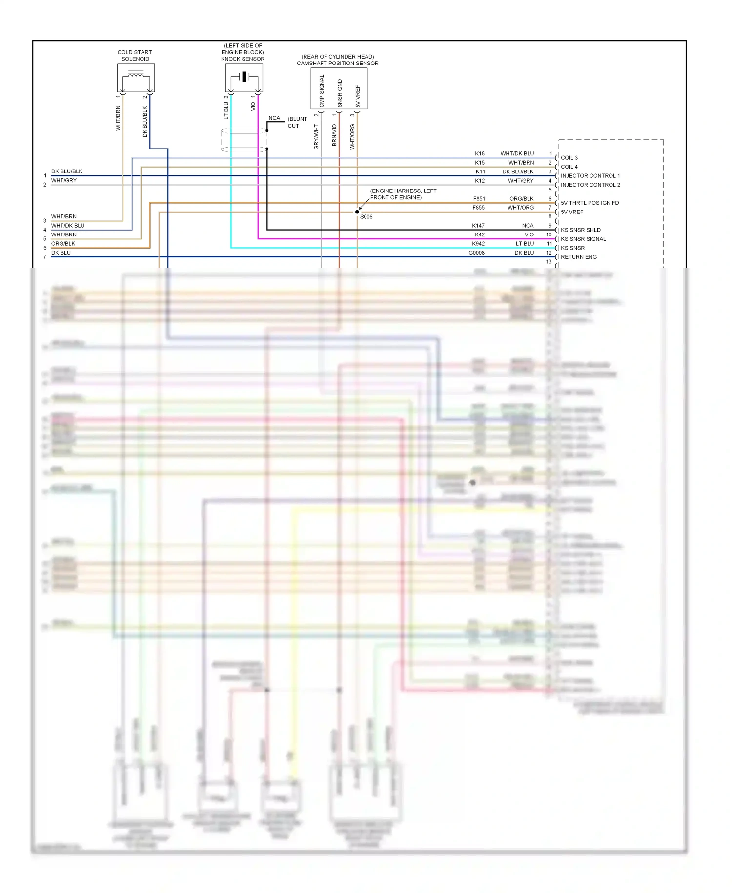 FIAT 500 II (2007-2015) sensor ground tp sensor return wiring diagram  (1 of 1)