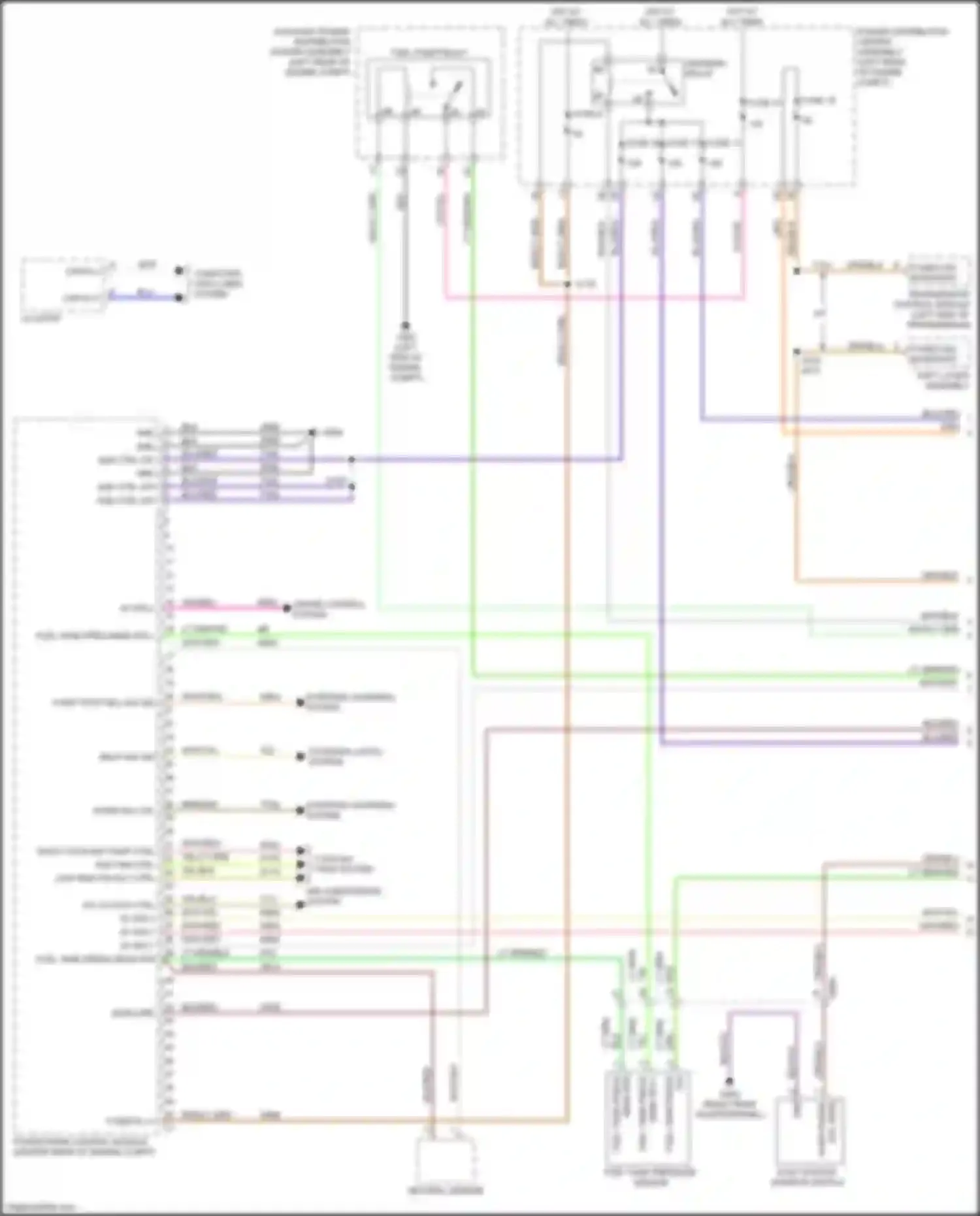 500X FIAT I (2014-2018): Wiring diagram engine performance 1.4l turbo (1 of 6)