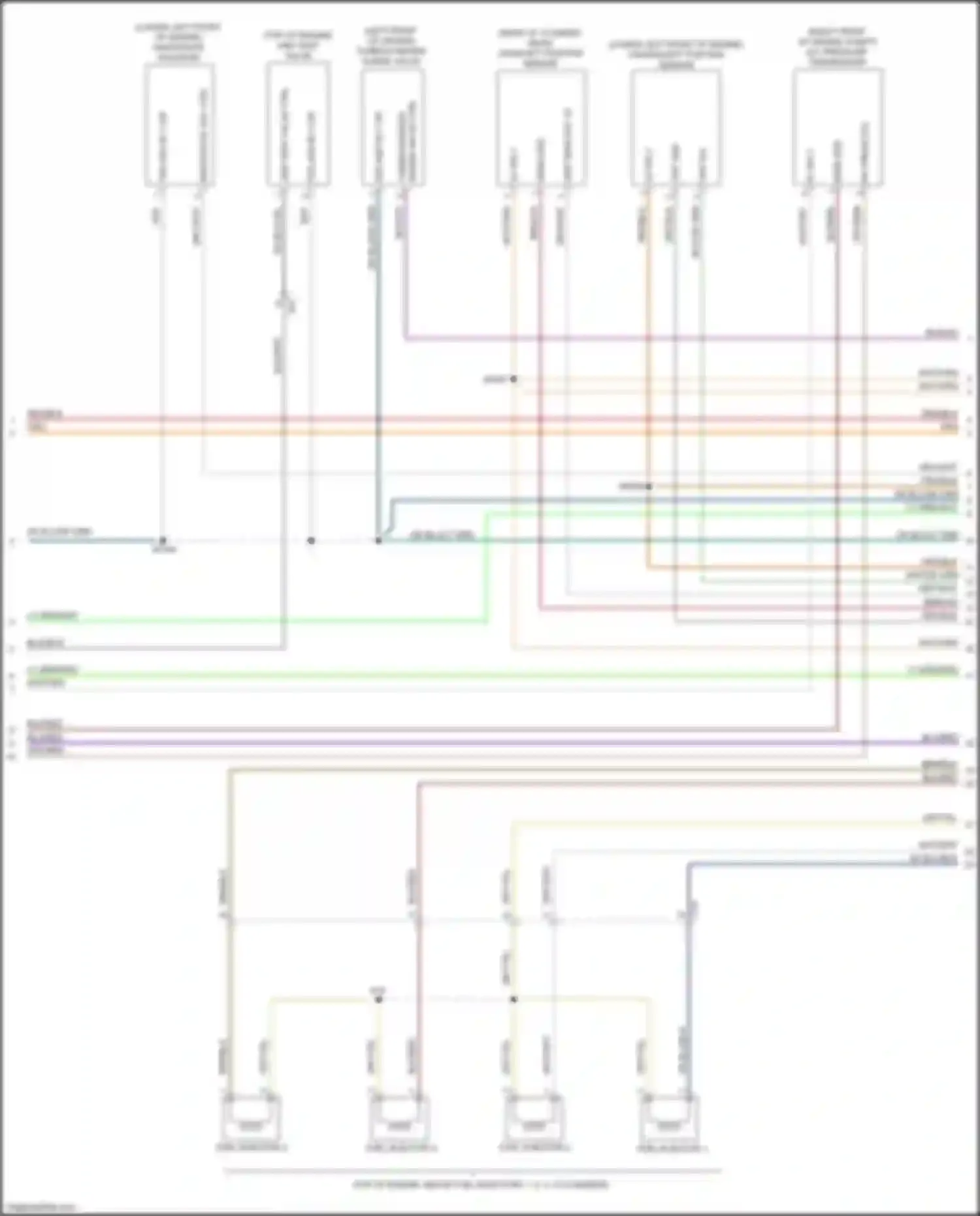 500X FIAT I (2014-2018): Wiring diagram engine performance 1.4l turbo (3 of 6)