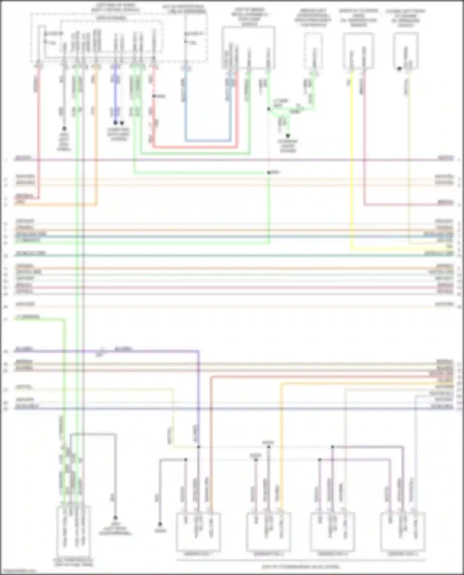 500X FIAT I (2014-2018): Wiring diagram engine performance 1.4l turbo (4 of 6)