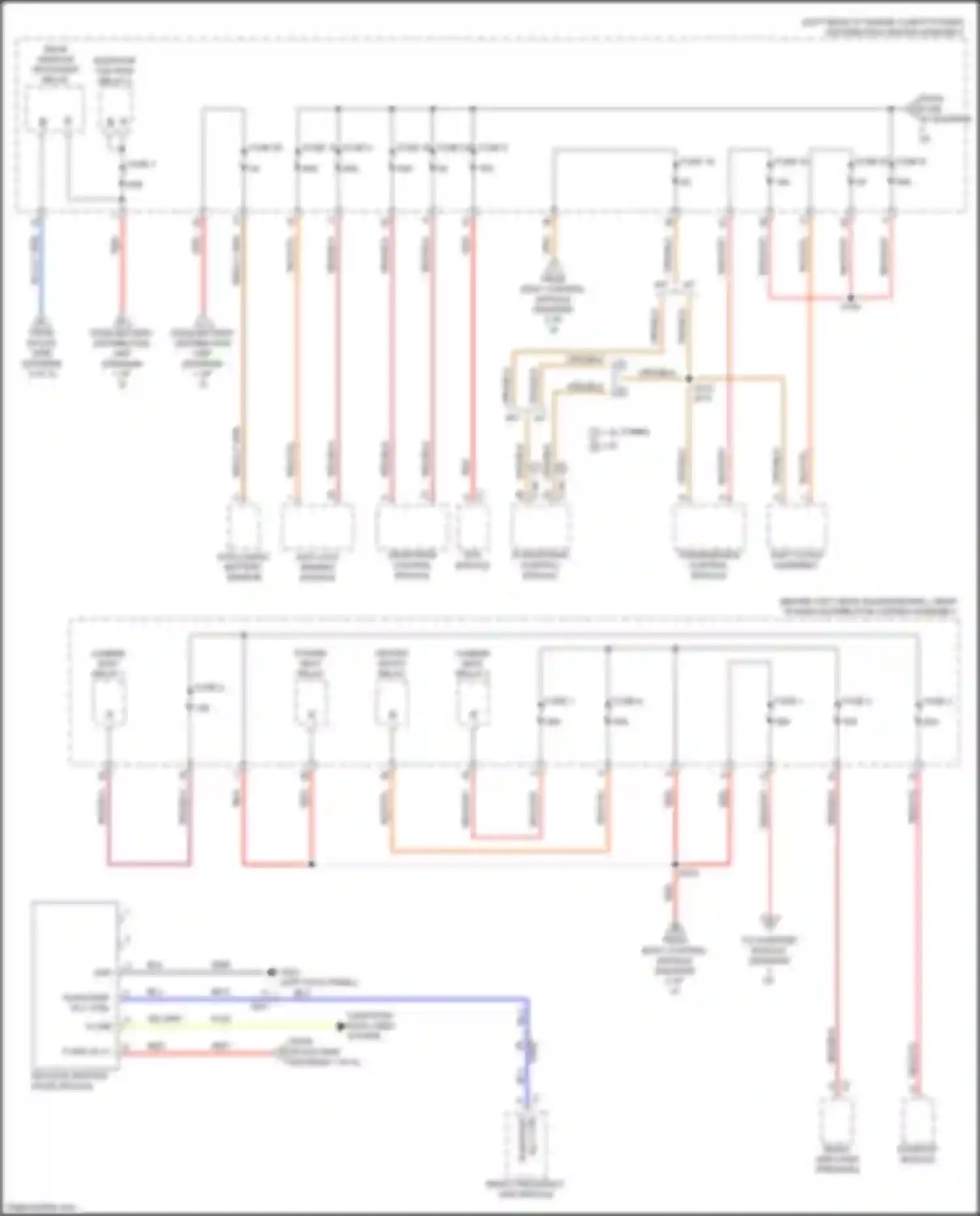 500X FIAT I (2014-2018): Power distribution circuit (4 of 5)