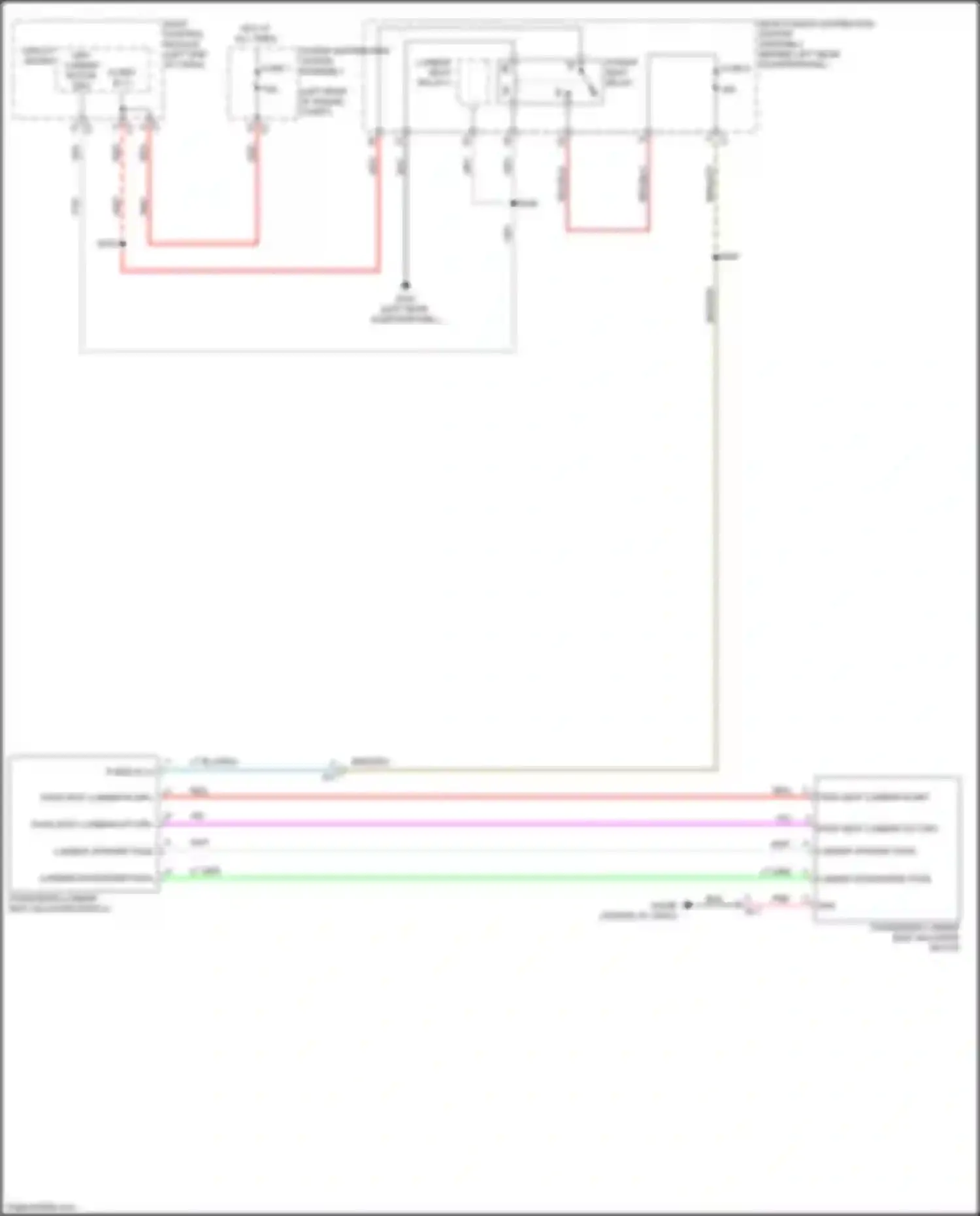 500X FIAT I (2014-2018): Passenger lumbar circuit
