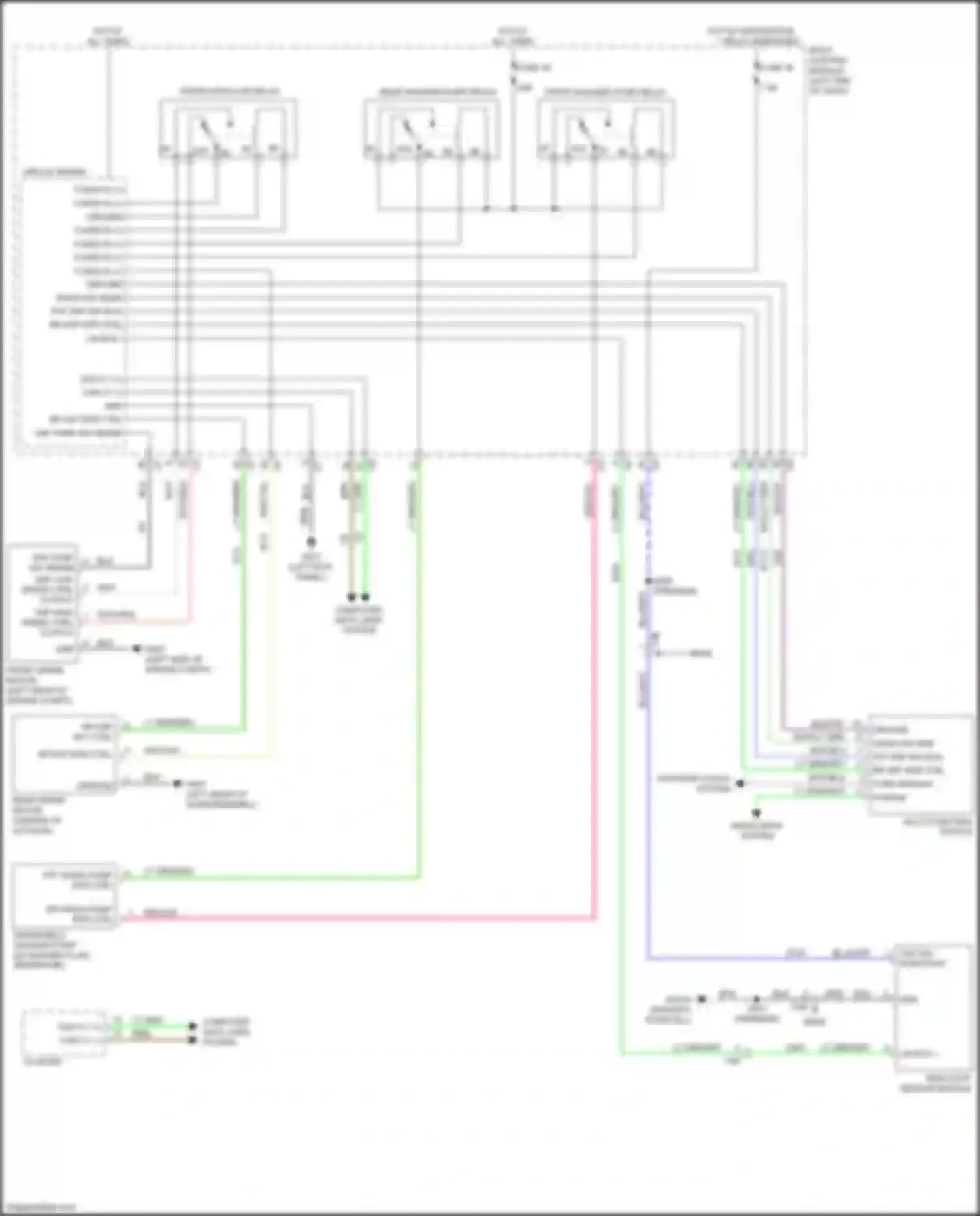 500X FIAT I (2014-2018): Wiper/washer circuit