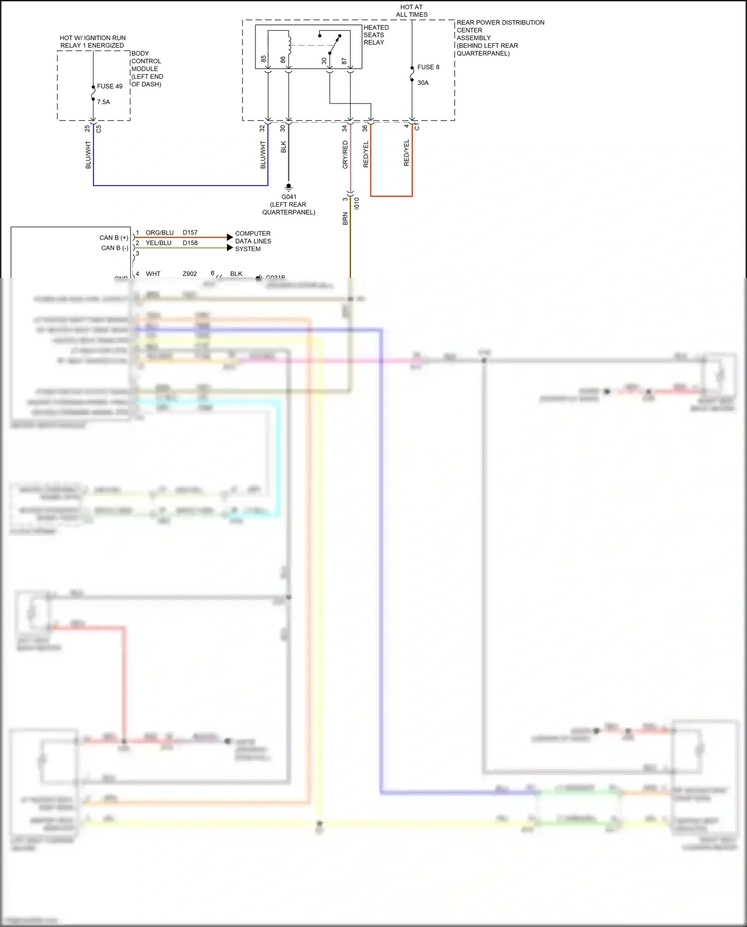 FIAT 500X I (2014-2018) computer data lines system wiring diagram  (2 of 61)