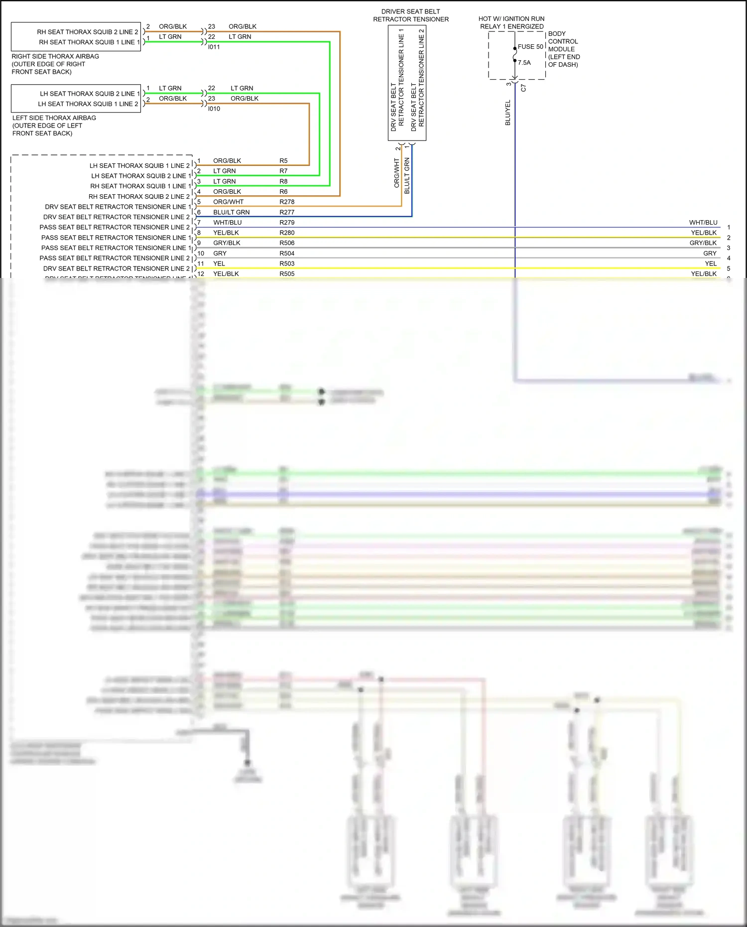 FIAT 500X I (2014-2018) computer data lines system wiring diagram  (49 of 61)