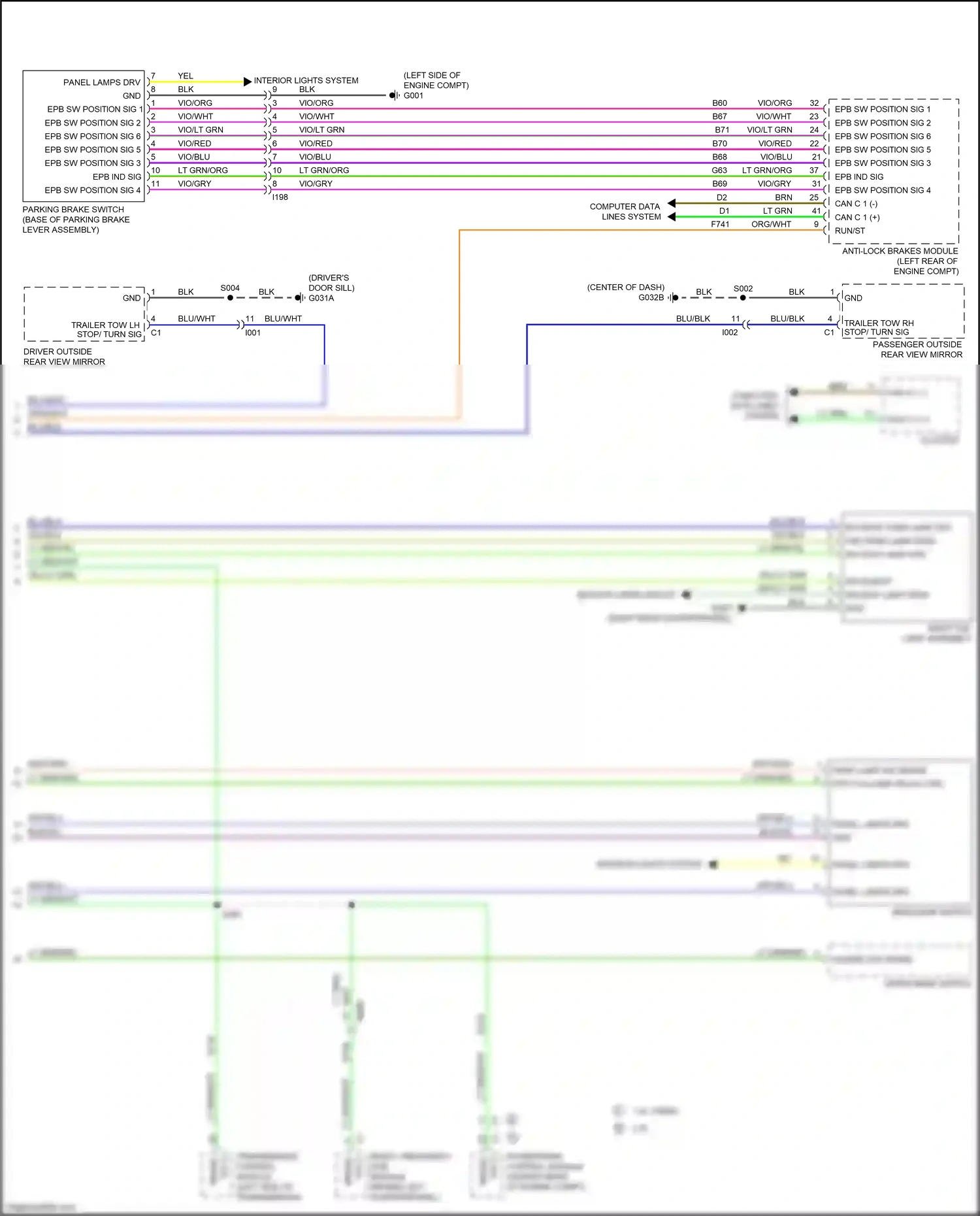 FIAT 500X I (2014-2018) computer data lines system wiring diagram  (16 of 61)