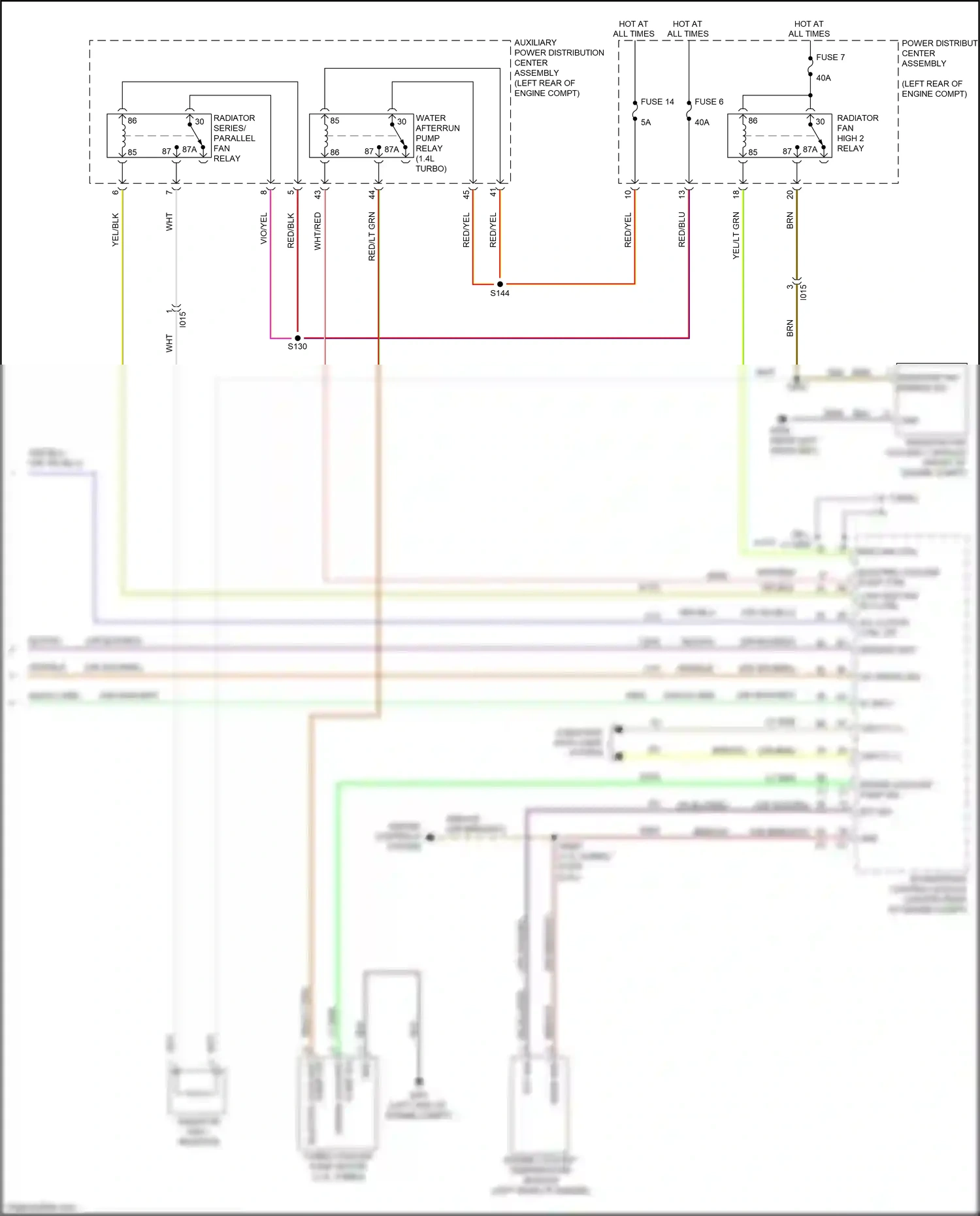 FIAT 500X I (2014-2018) engine controls system wiring diagram  (6 of 6)