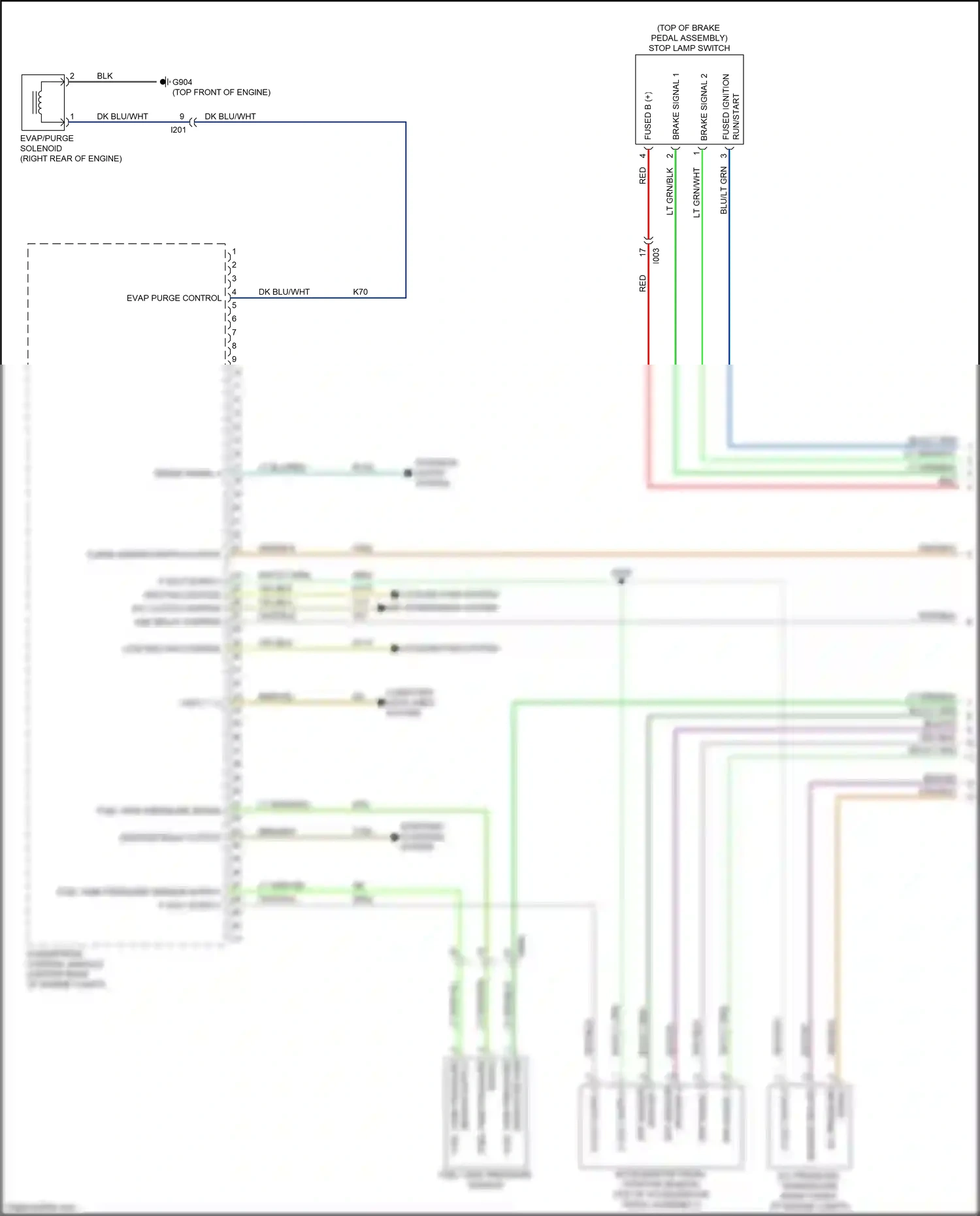 FIAT 500X I (2014-2018) sensor return wiring diagram  (1 of 1)