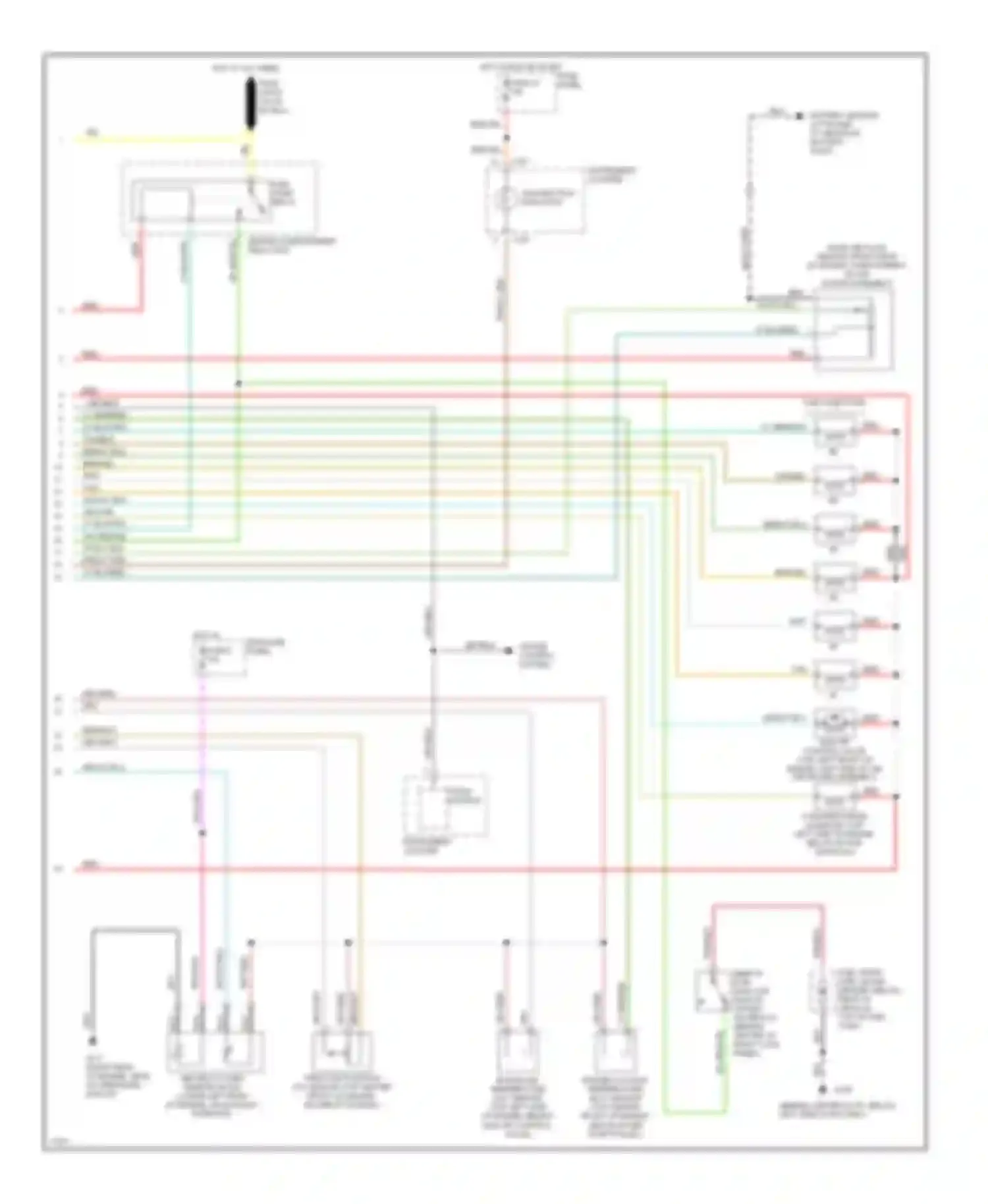 Aerostar Ford I (1986-1997): Wiring diagram engine performance 3.0ls (2 of 2)