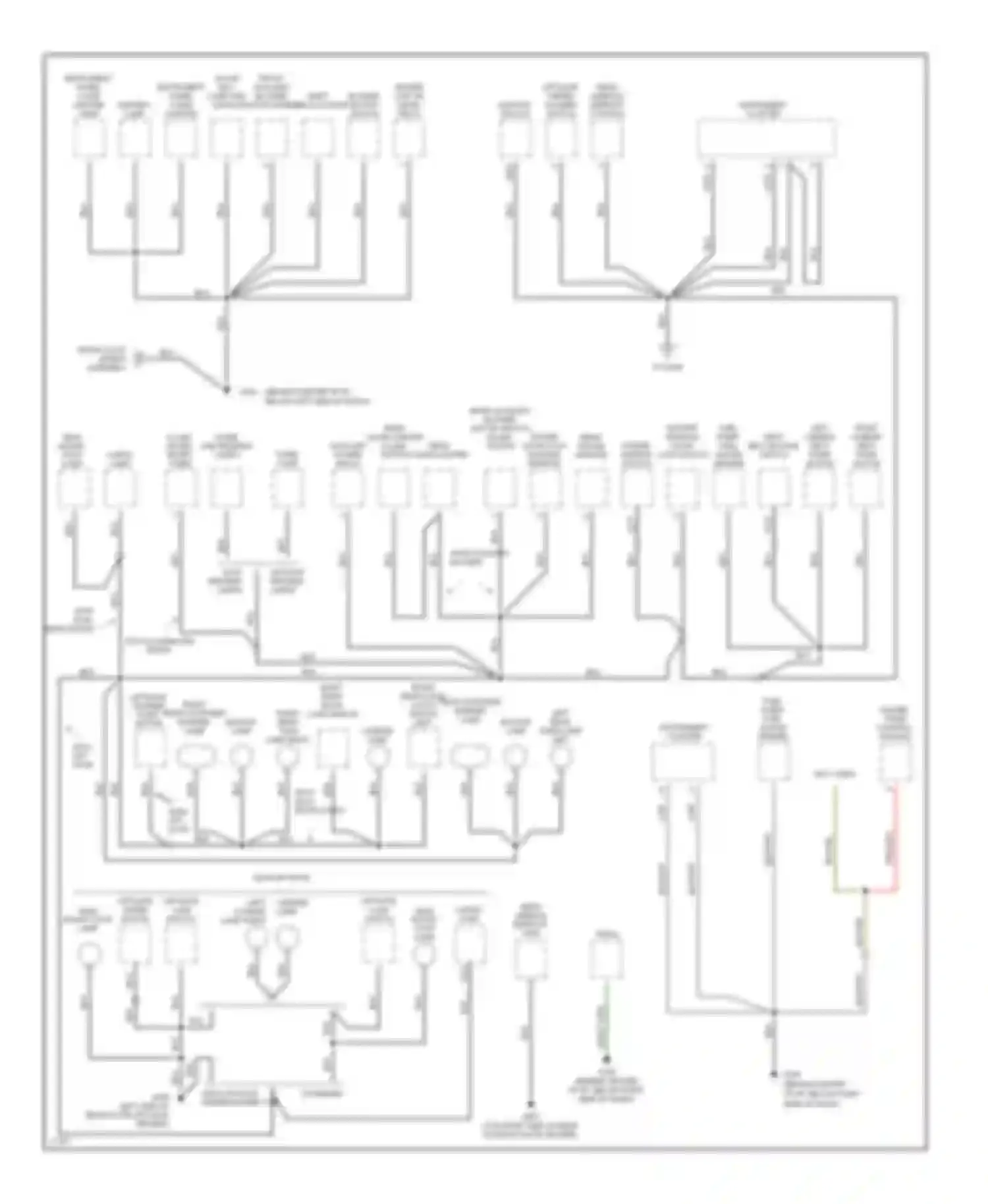 Aerostar Ford I (1986-1997): Ground distribution circuit (2 of 2)