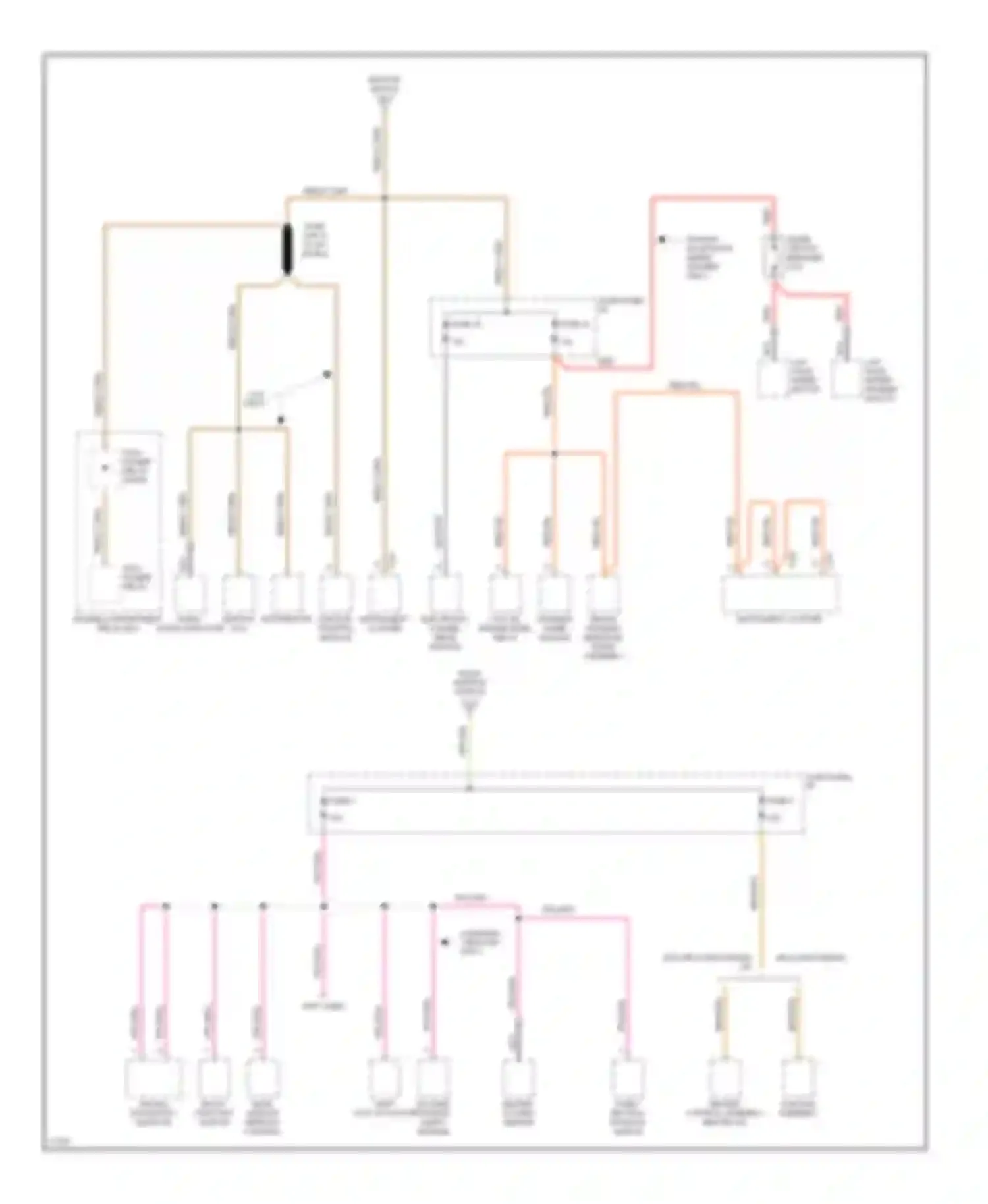 Aerostar Ford I (1986-1997): Power distribution circuit (3 of 4)