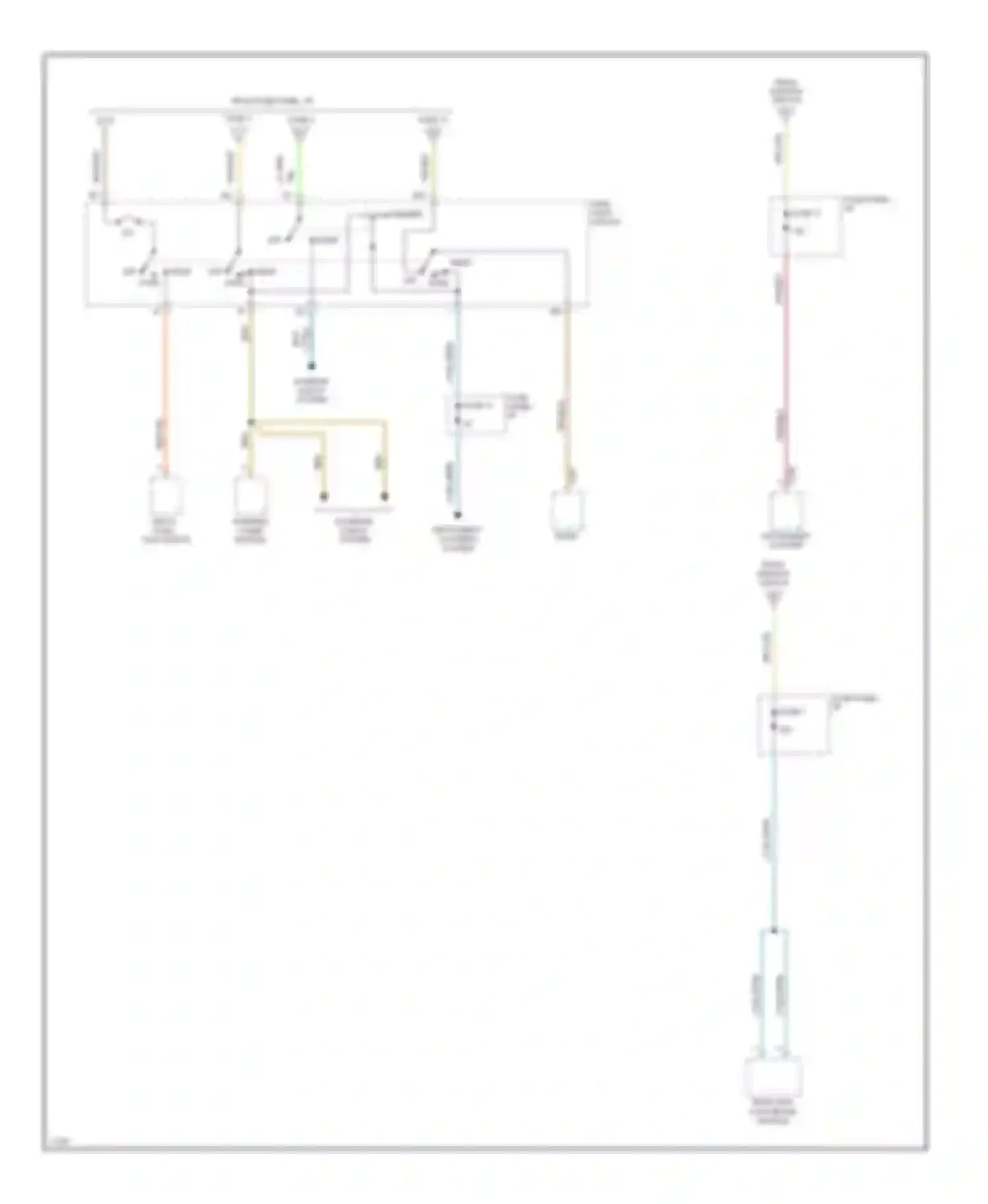 Aerostar Ford I (1986-1997): Power distribution circuit (4 of 4)