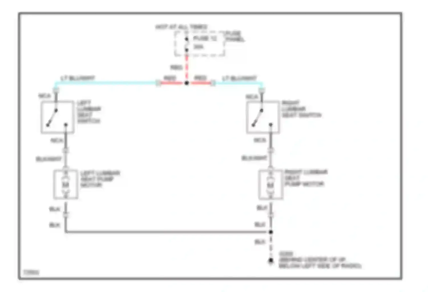 Aerostar Ford I (1986-1997): Lumbar circuit