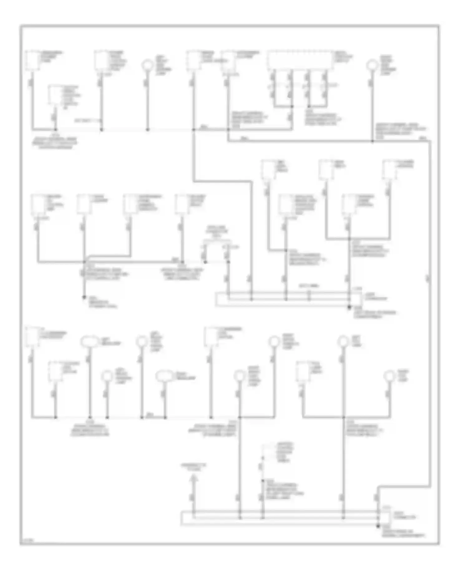 Aspire Ford I (1993-1997): Ground distribution circuit (1 of 2)