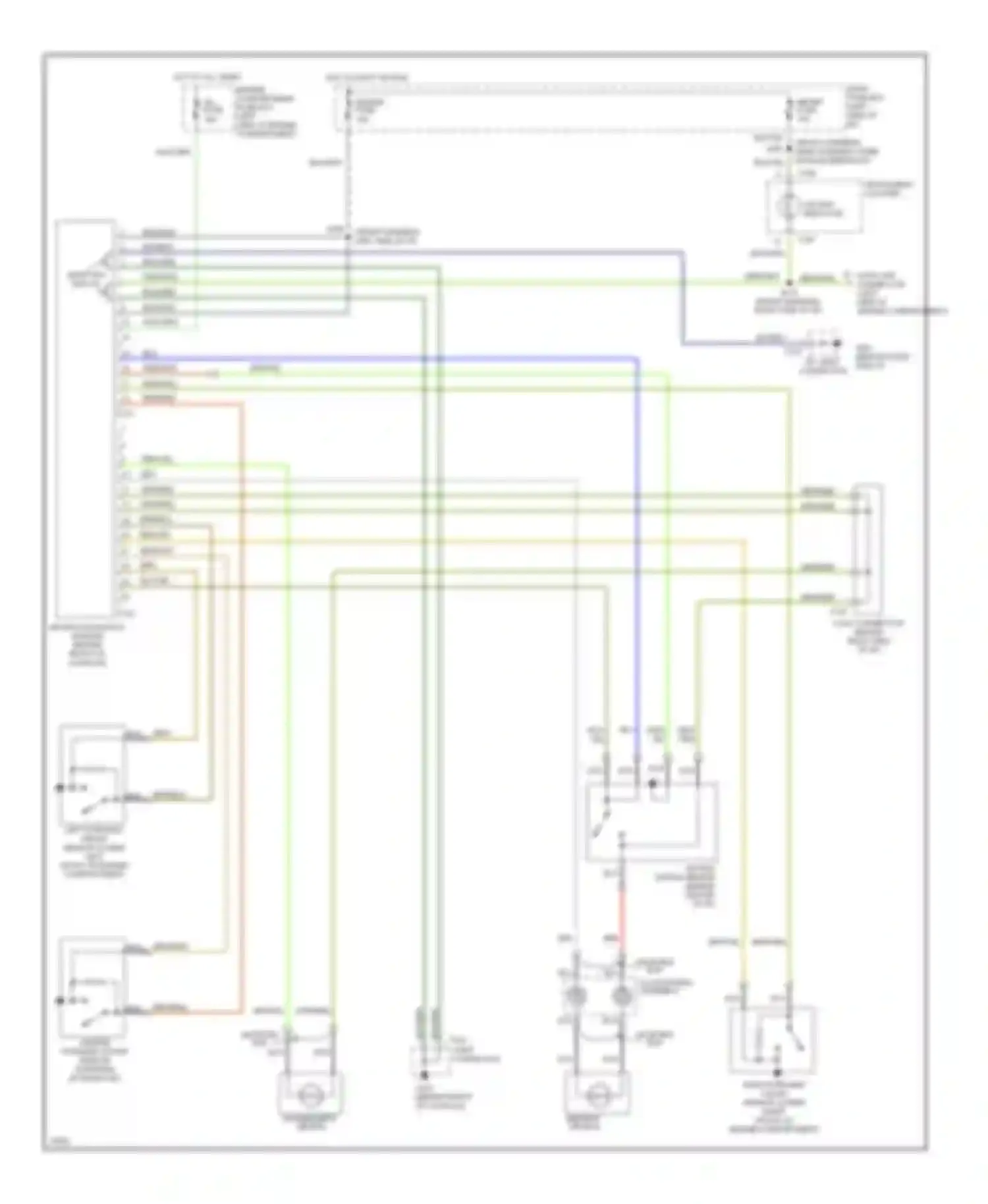 Aspire Ford I (1993-1997): Supplemental restraint circuit
