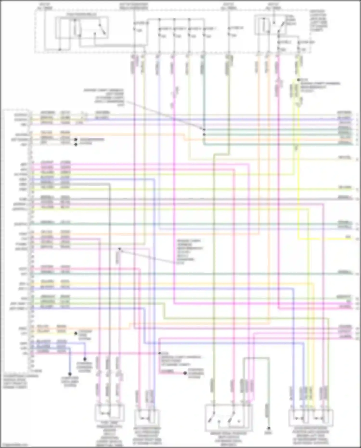 Bronco Sport Ford I (2020-2024): Wiring diagram engine performance 1.5l turbo (1 of 7)