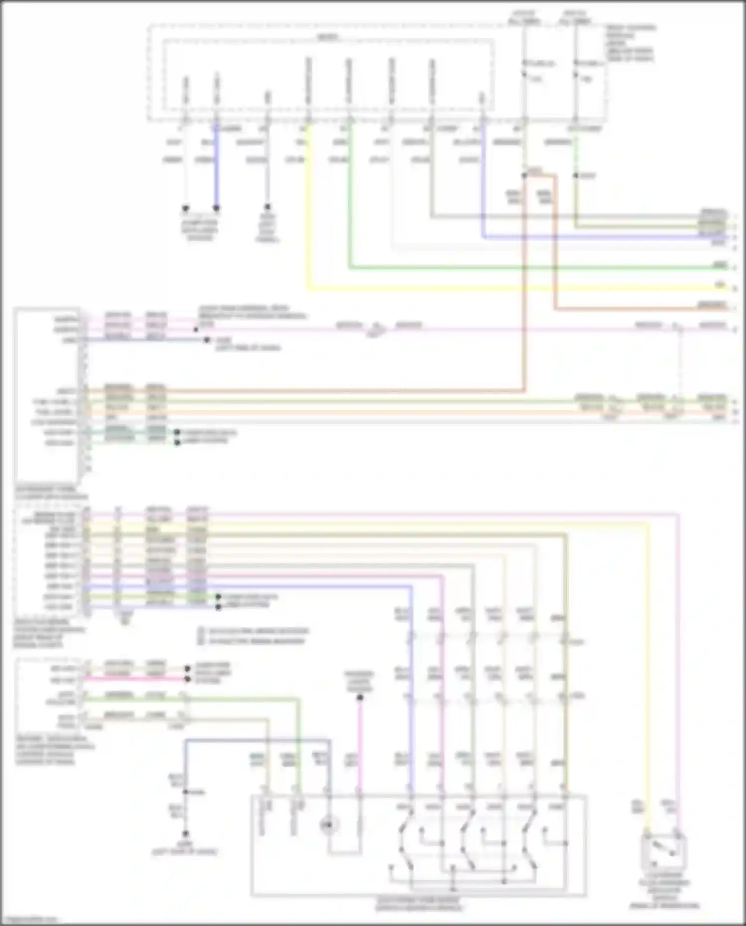 Bronco Sport Ford I (2020-2024): Instrument cluster circuit (1 of 3)