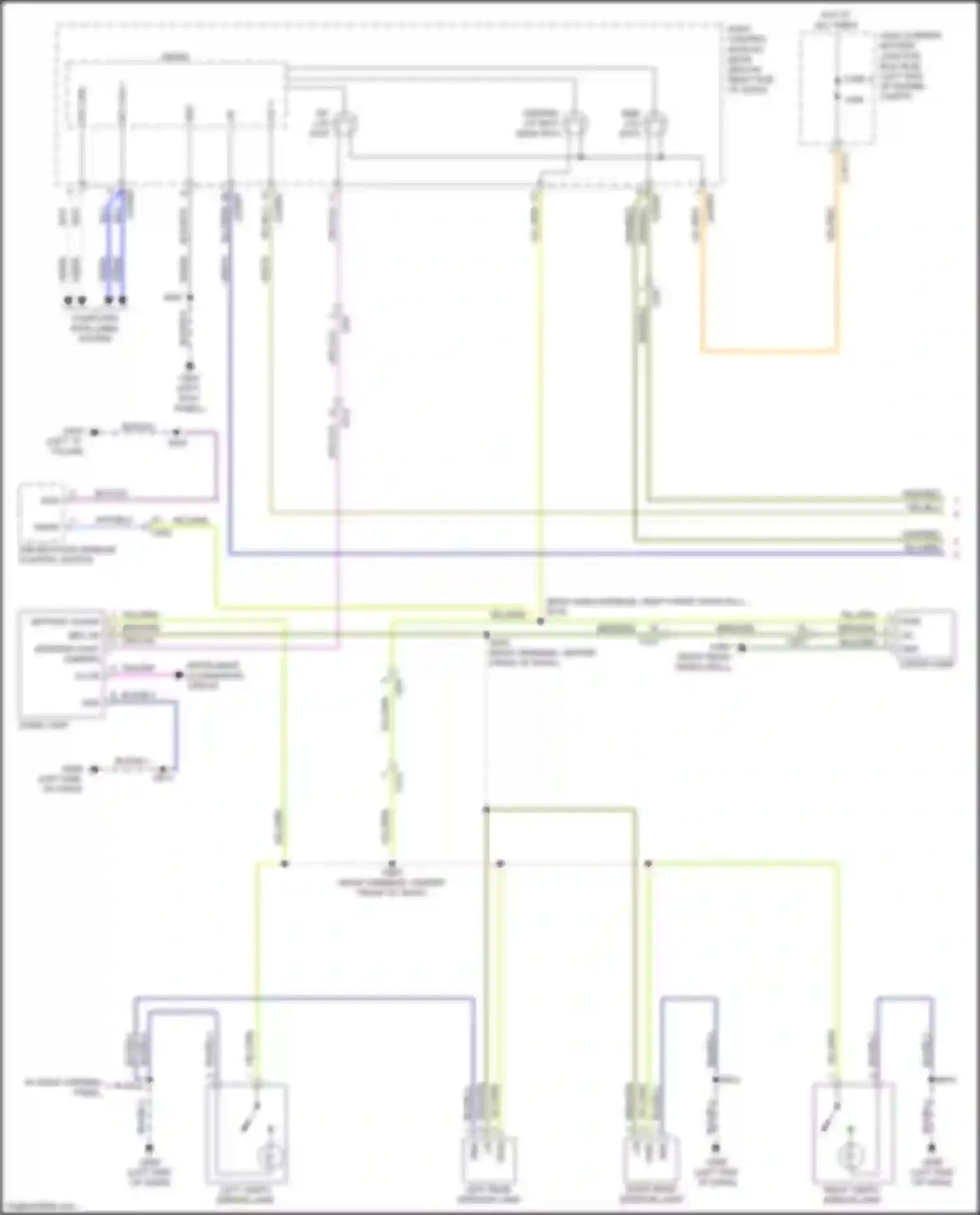 Bronco Sport Ford I (2020-2024): Courtesy lamps circuit (1 of 3)
