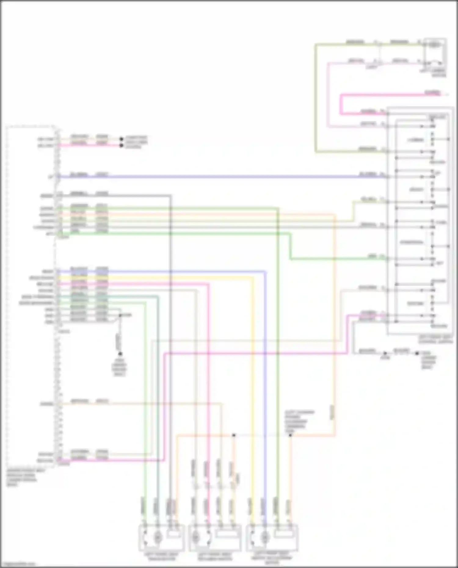 Bronco Sport Ford I (2020-2024): Memory systems circuit (1 of 2)