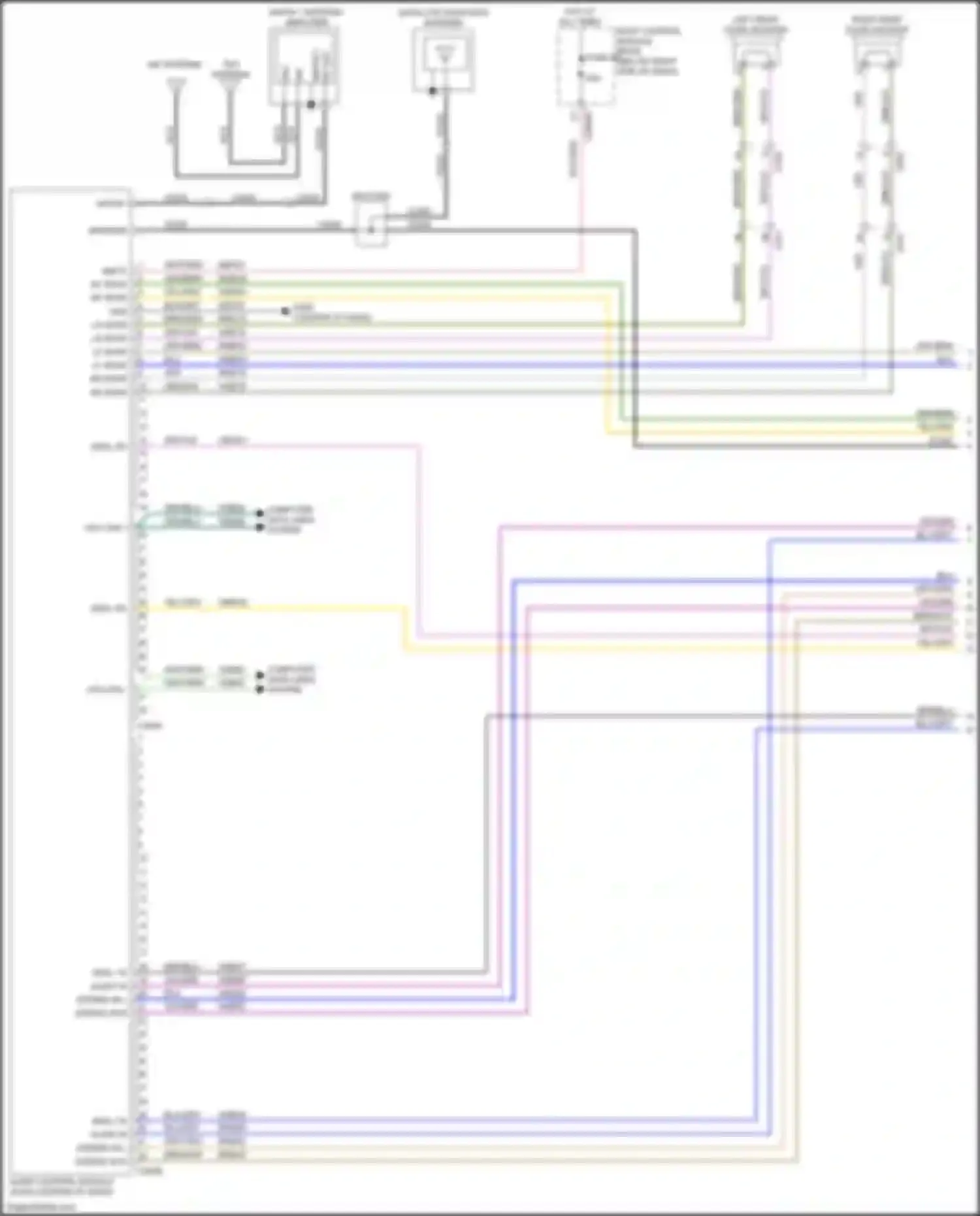 Bronco Sport Ford I (2020-2024): Navigation circuit, 6 speakers (1 of 4)