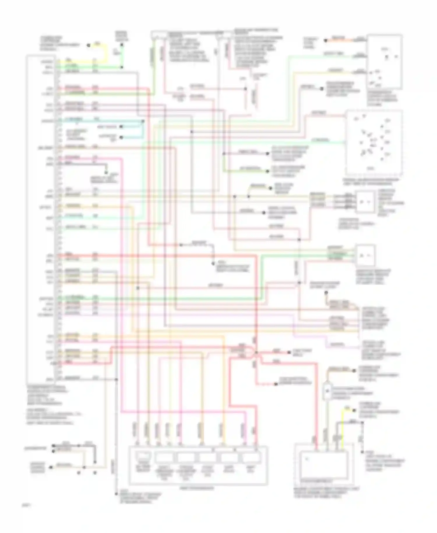 Bronco Ford V (1992-1996): 5.8l, transmission circuit
