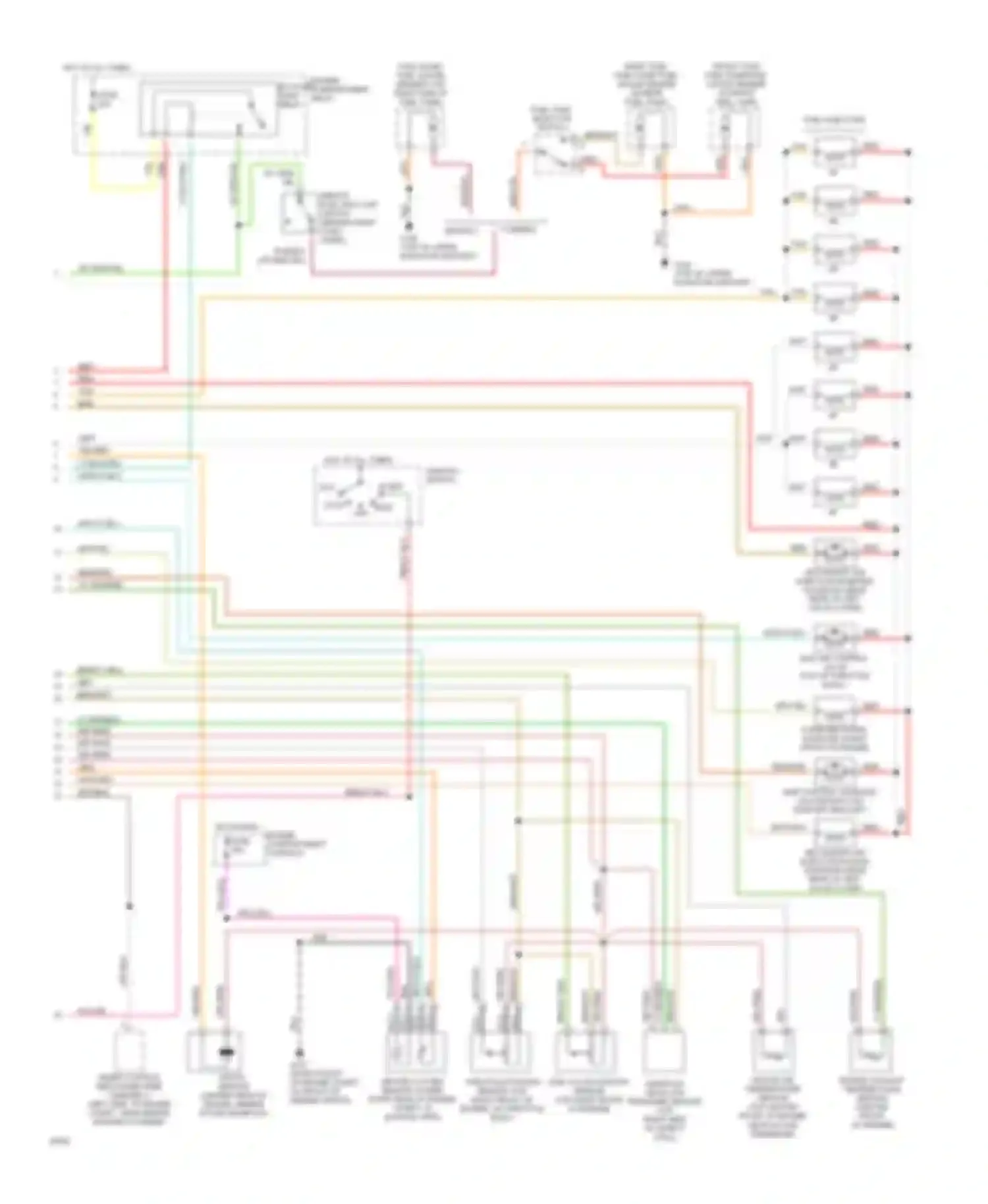 Wiring diagram all except bronco and lightning for Ford Bronco V (1992-1996)
