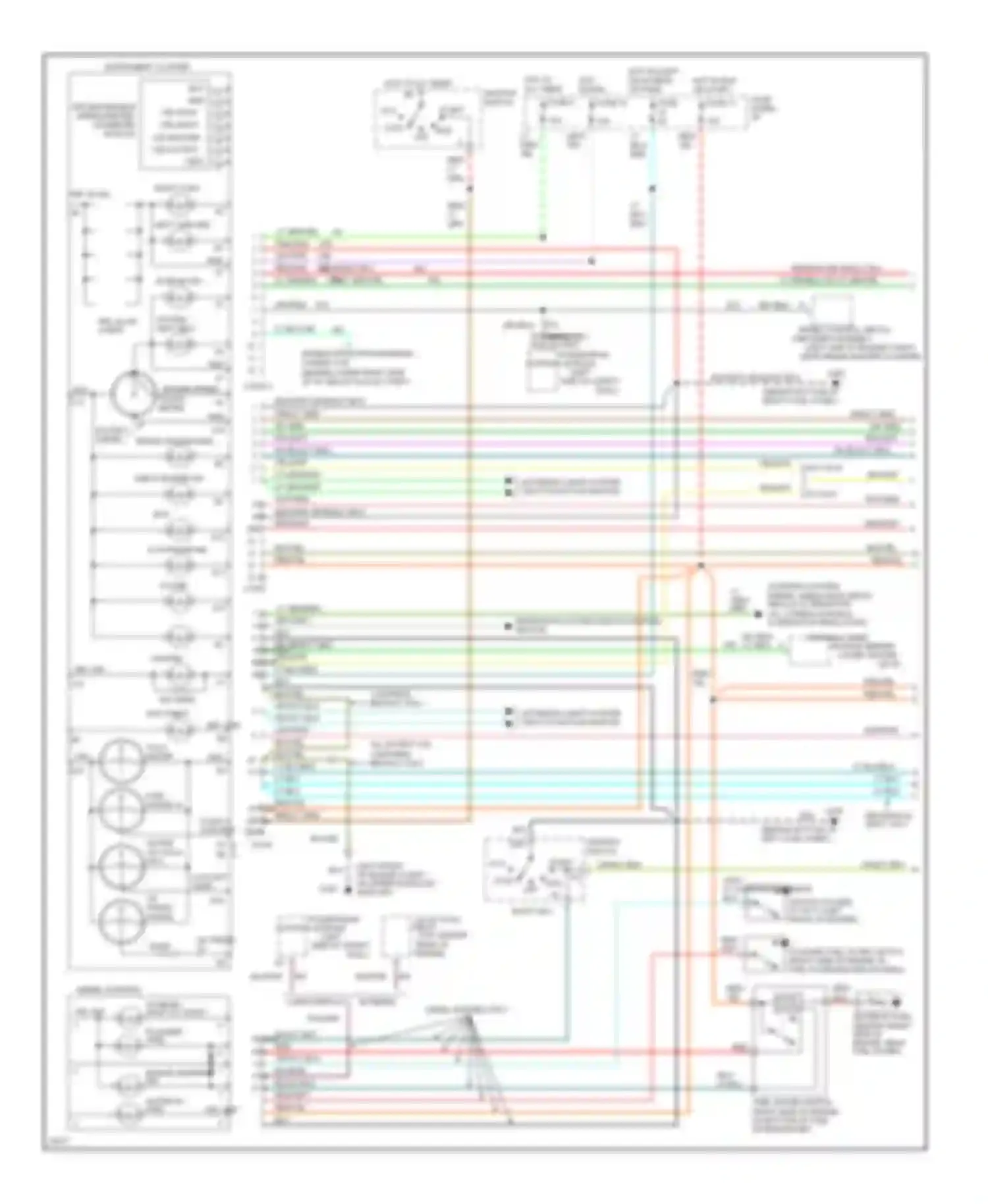 Wiring diagram lightning, bronco only for Ford Bronco V (1992-1996)