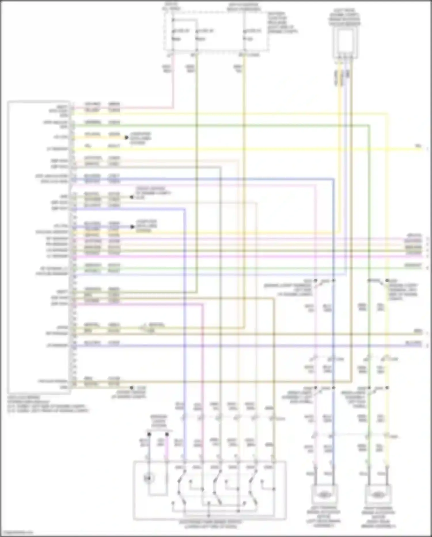 Bronco Ford VI (2020-2024): Anti-lock brakes circuit, w/ esp (1 of 2)