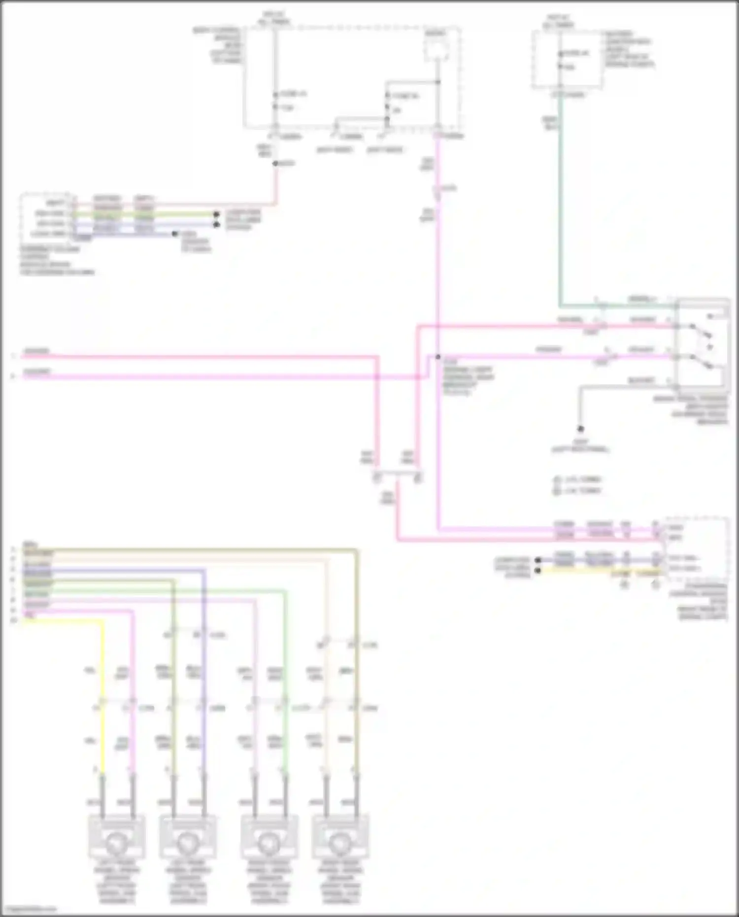 Bronco Ford VI (2020-2024): Anti-lock brakes circuit, w/o esp (2 of 2)