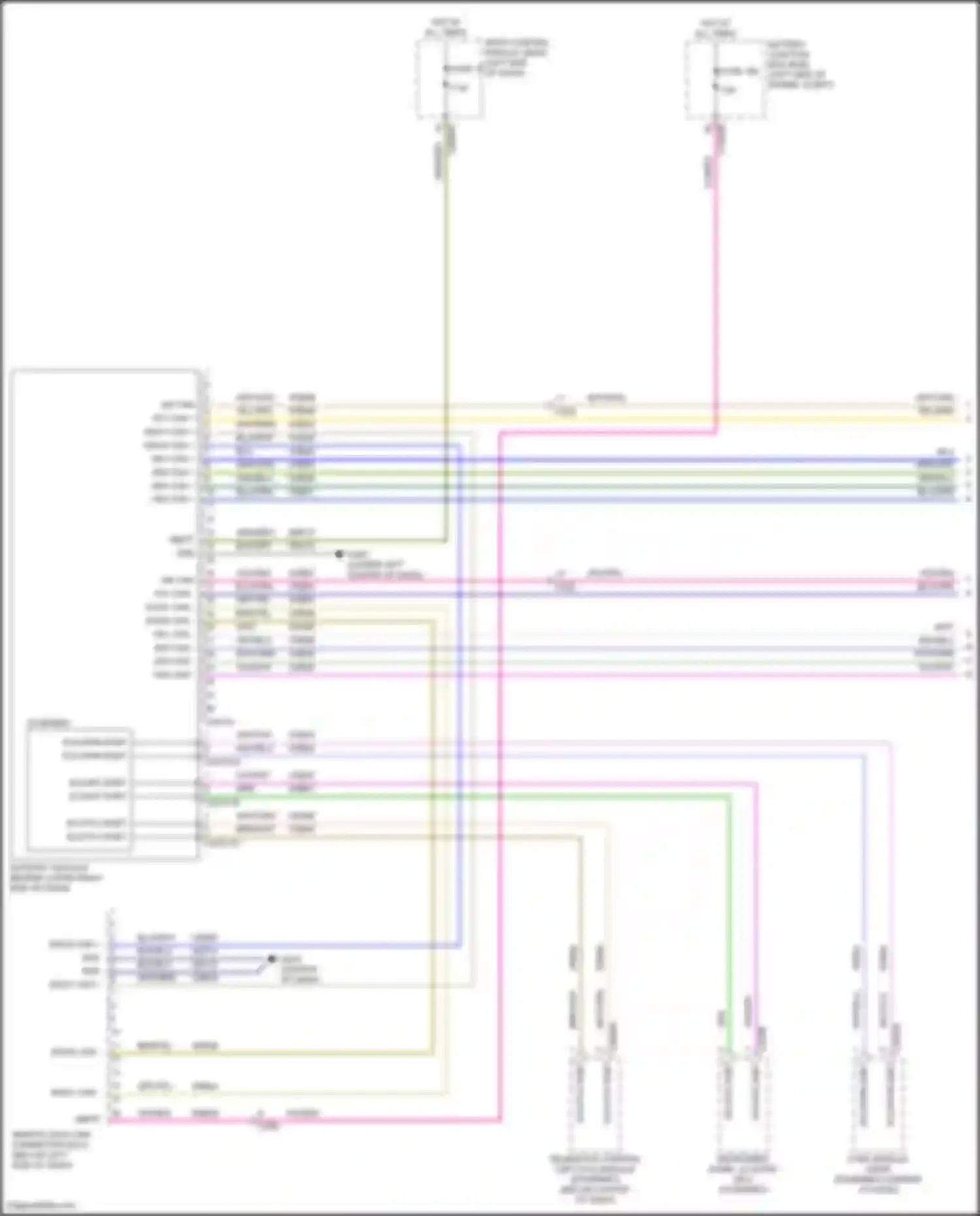 Bronco Ford VI (2020-2024): Computer data lines circuit (1 of 4)