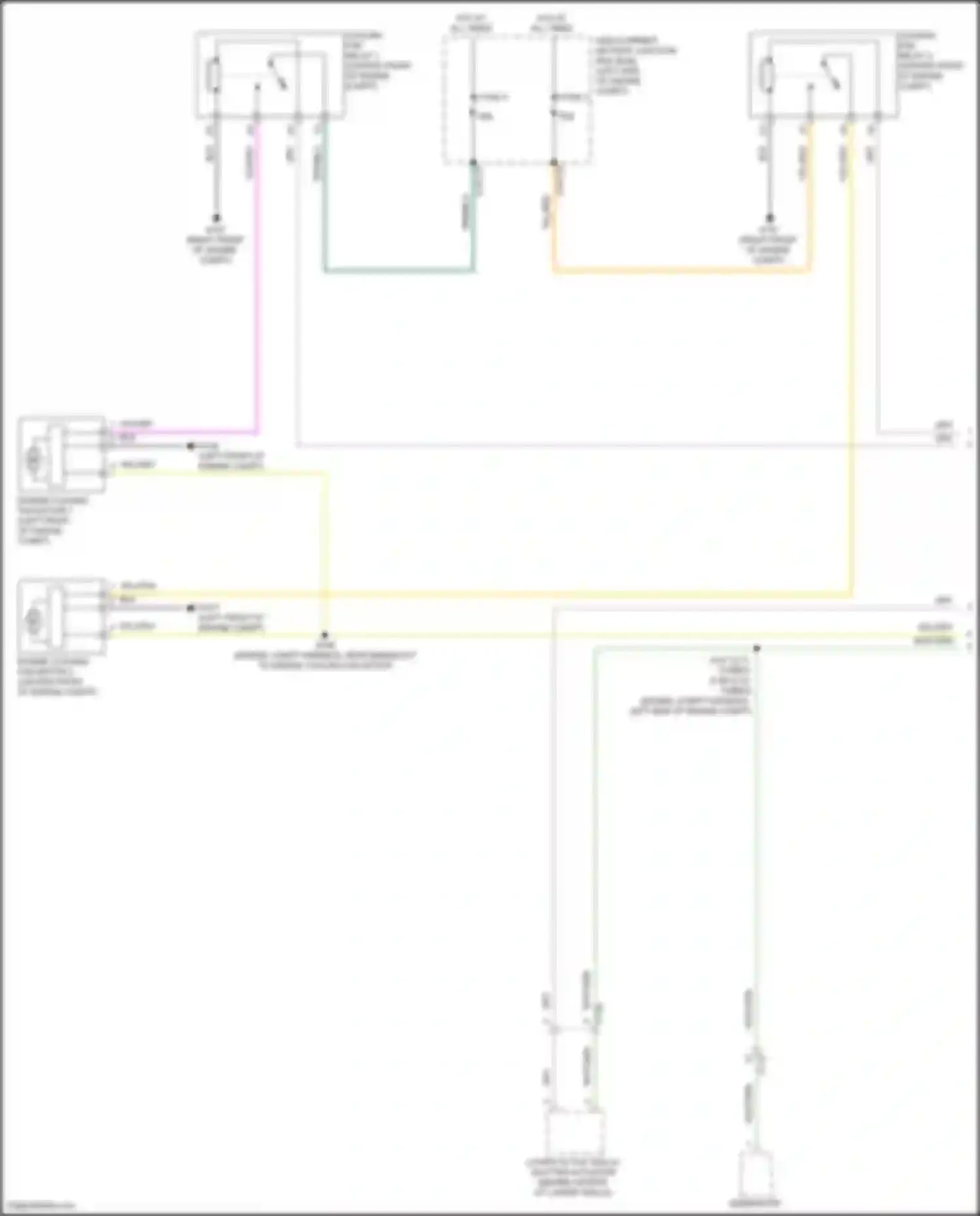Bronco Ford VI (2020-2024): Cooling fan circuit (1 of 2)