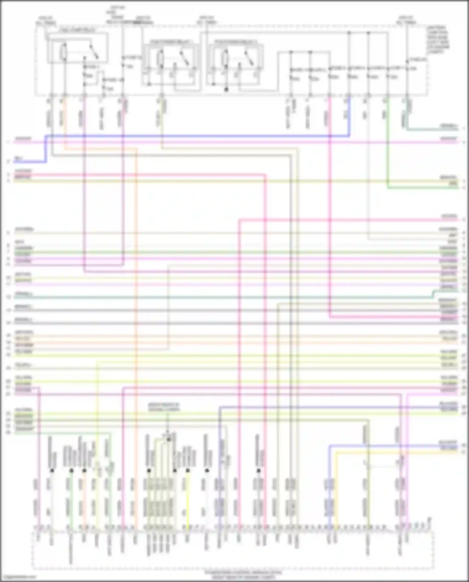 Bronco Ford VI (2020-2024): Wiring diagram engine performance 2.3l turbo (2 of 9)